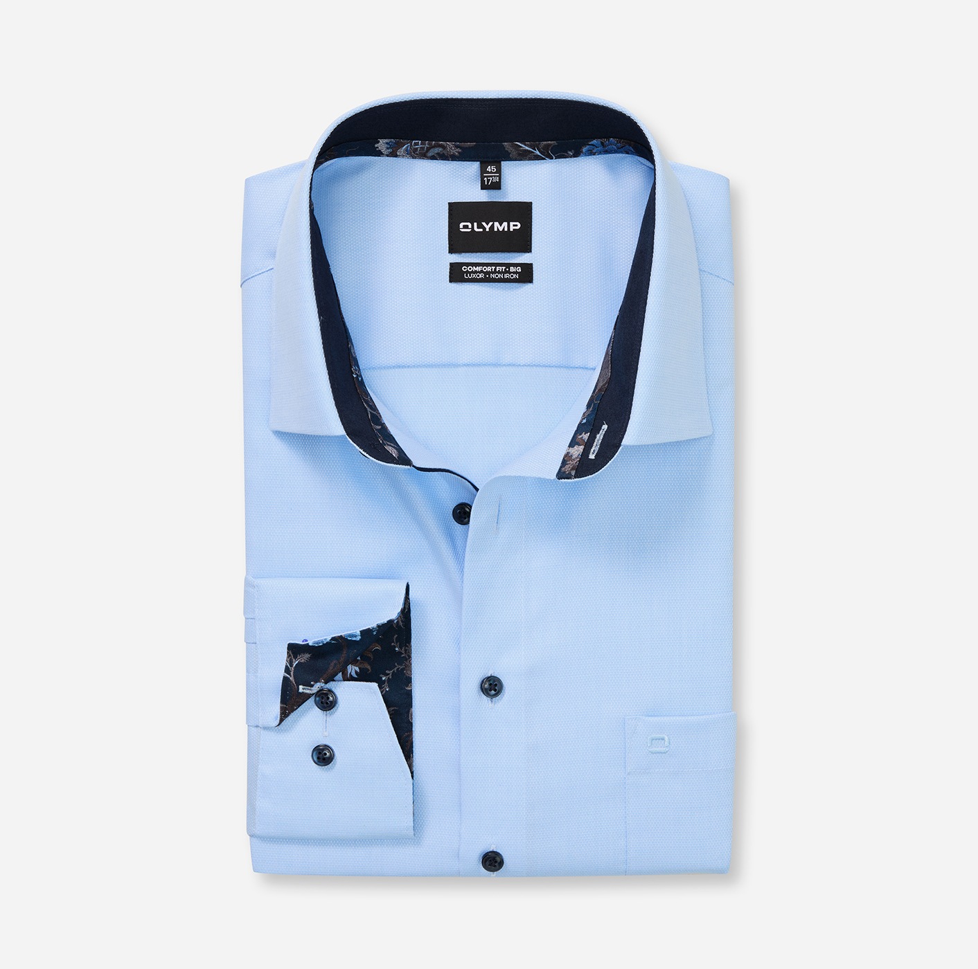 OLYMP Langarmhemd »Big & Tall«, Neue COMFORT FIT BIG Kollektion, Businesshemd