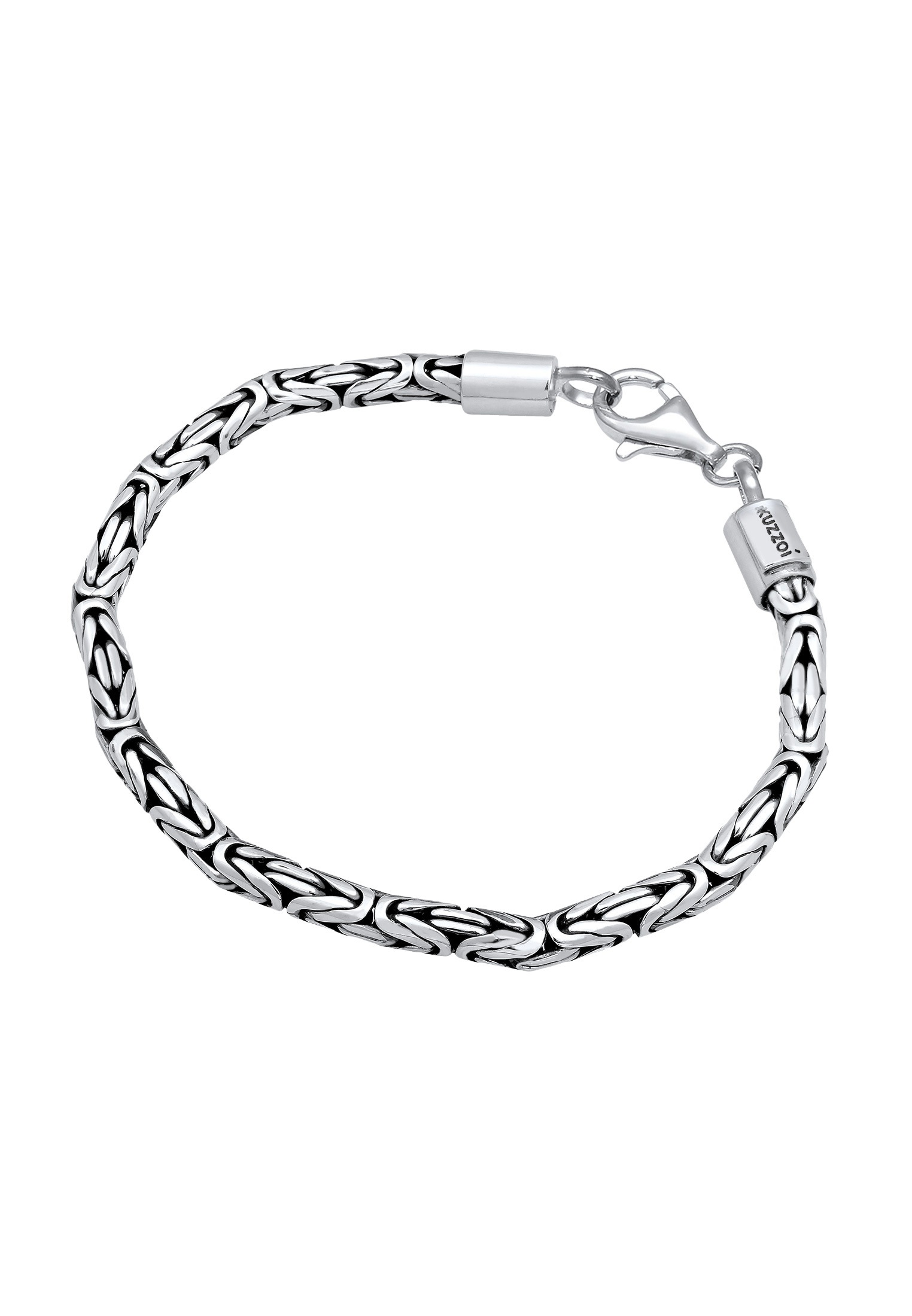 Kuzzoi Armkette »Armband Herren Königskette Robust 925 Silber«