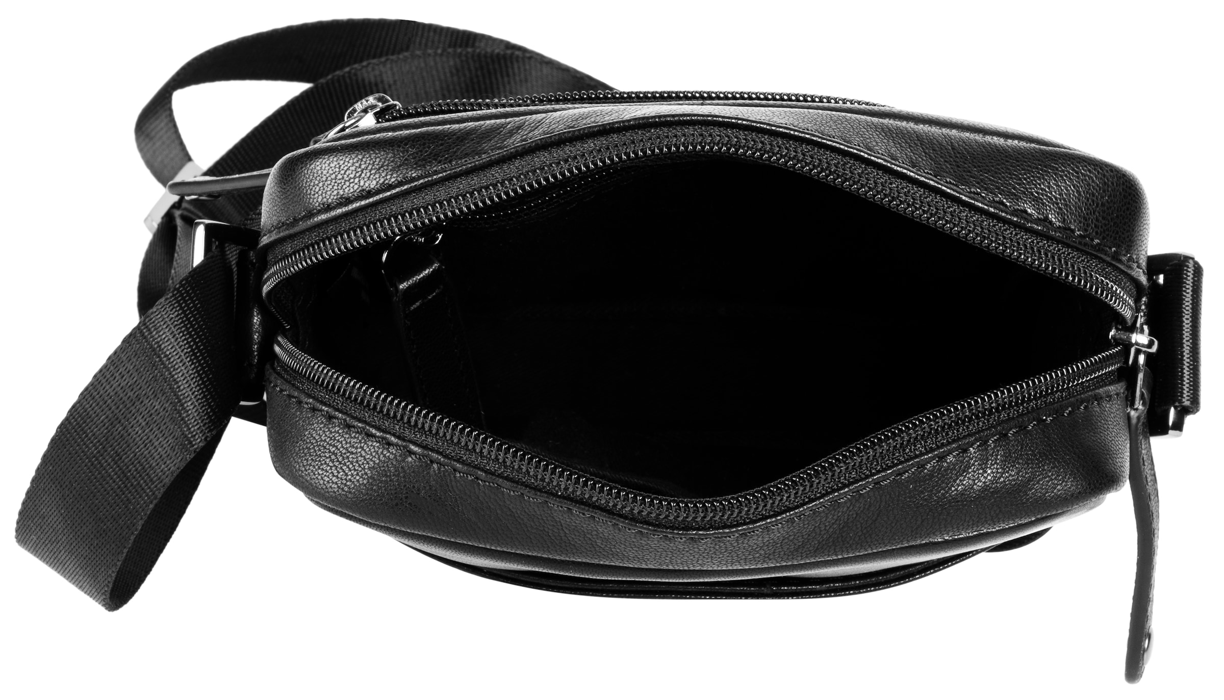 bugatti Umhängetasche »BLACK MAGIC« echt Leder