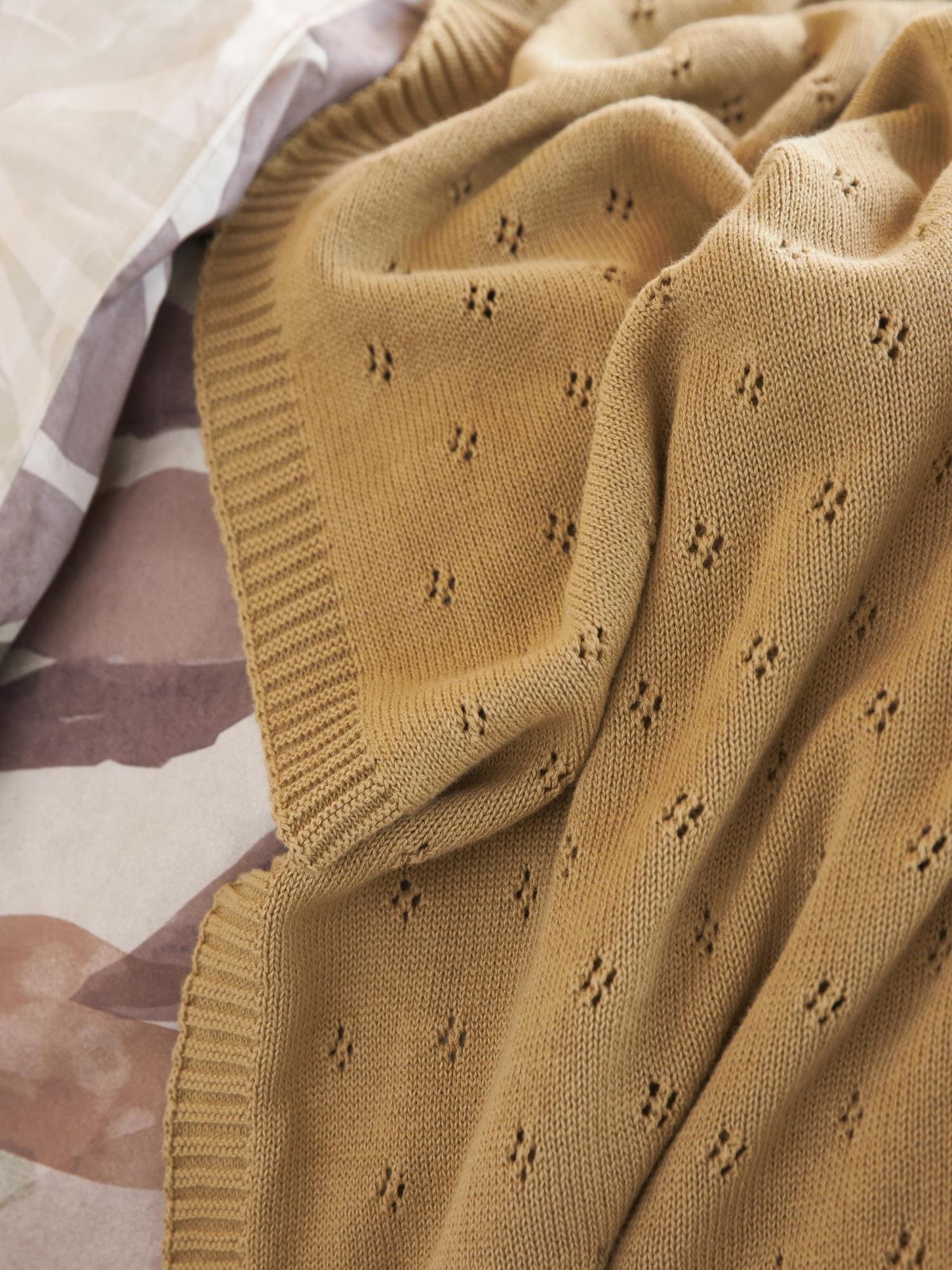 Essenza Überwurf »Plaid Knitted Ajour«