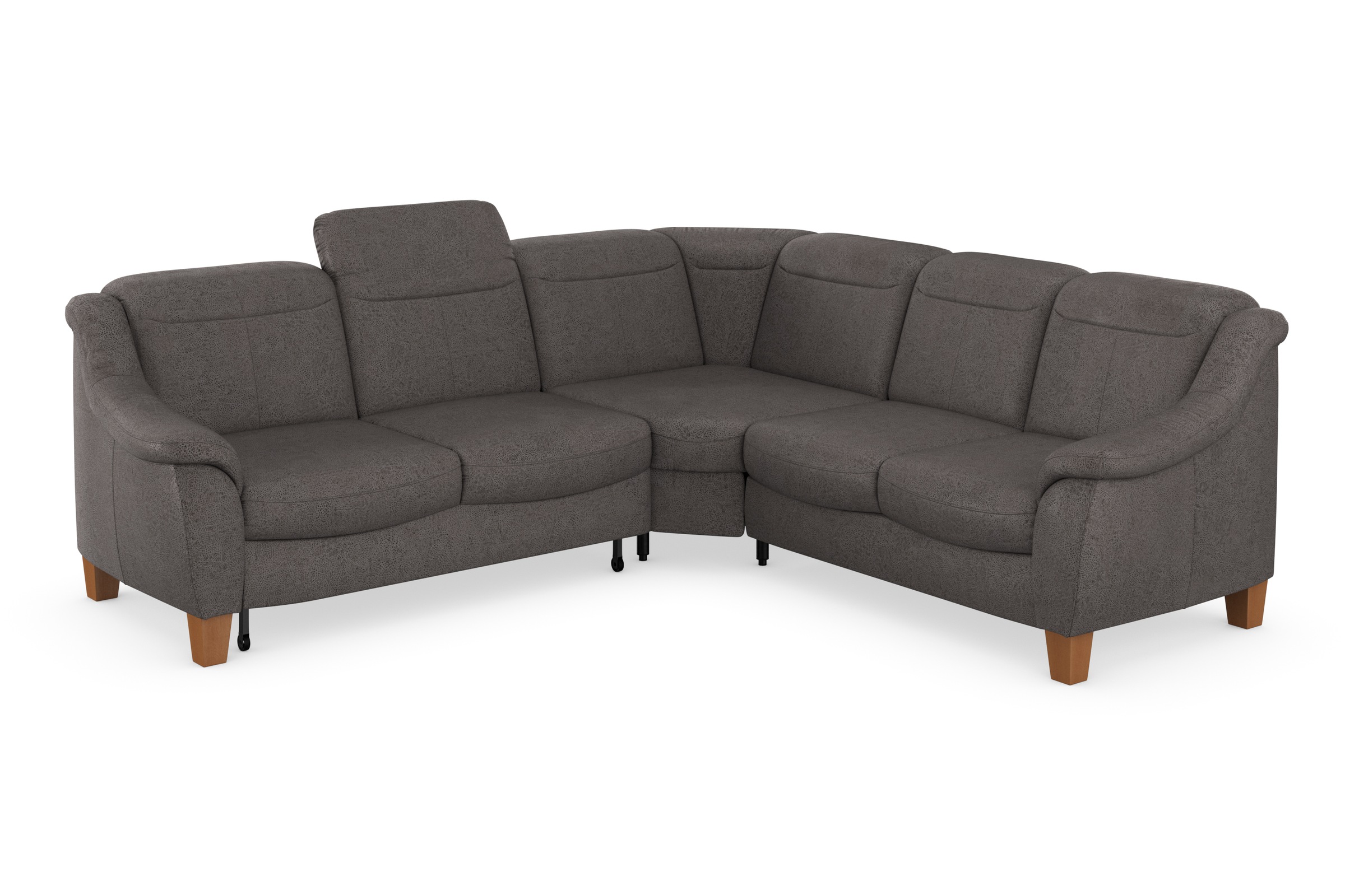 Home affaire Ecksofa »Caldera L-Form«, Federkern, wahlweise mit Kopfteilverstellung, Bettfunktion, Bettkasten