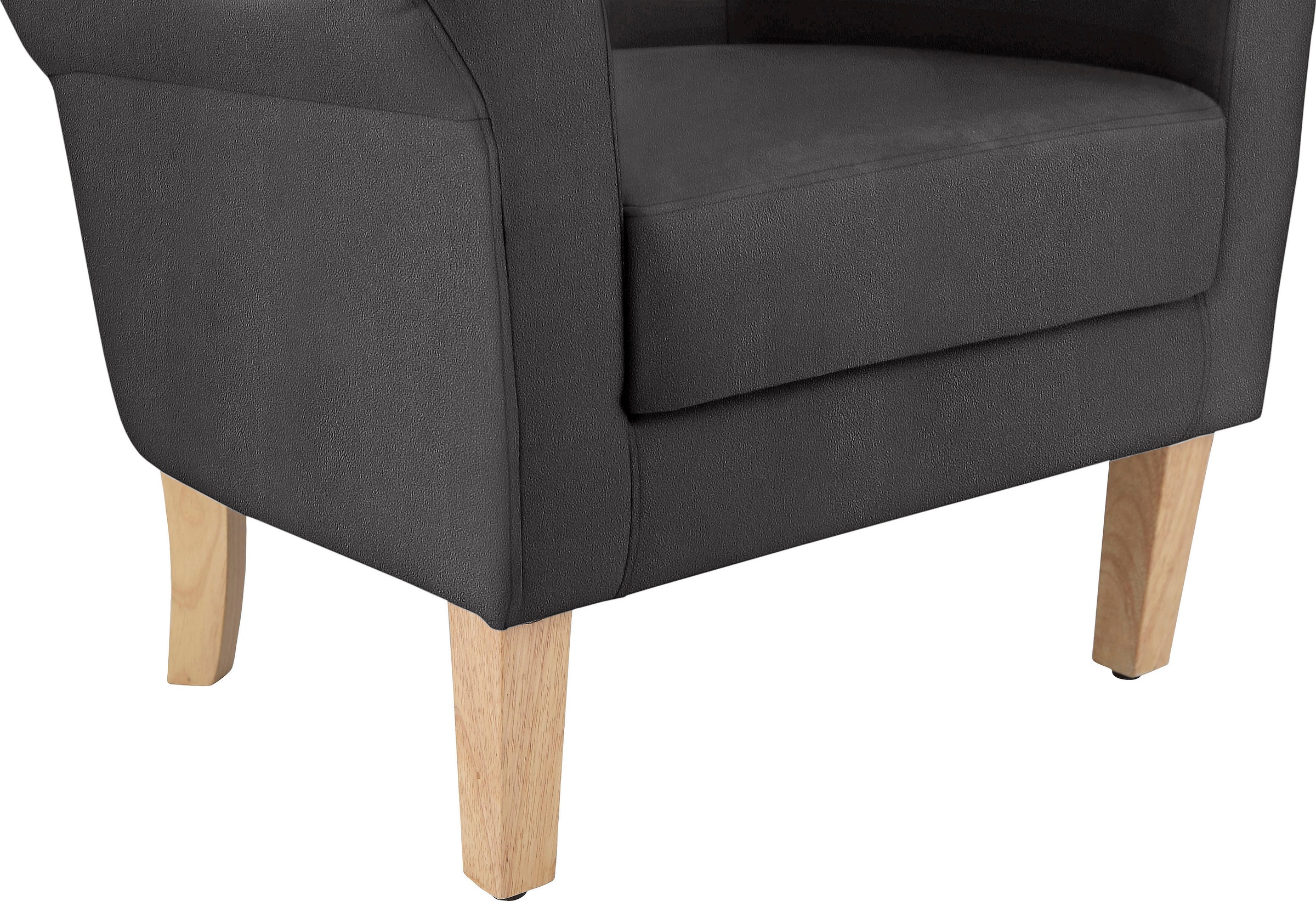 Home affaire TV-Sessel »Ellgau«, (1 cm Sitzkissen, kaufen Gestell Sitzhöhe OTTO bei 42,5 lose Massivholz aus St.), natur