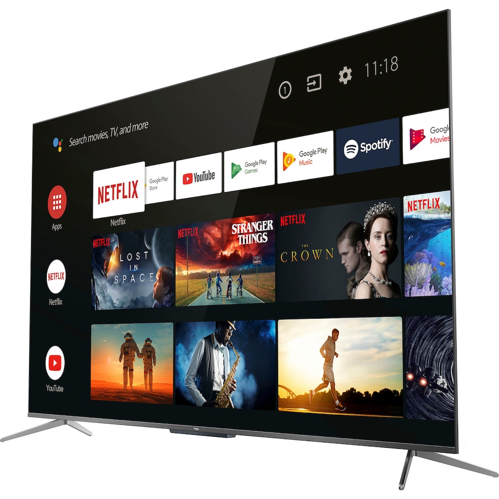 TCL QLED-Fernseher »50C715X1«, 127 cm/50 Zoll, 4K Ultra HD, Smart-TV