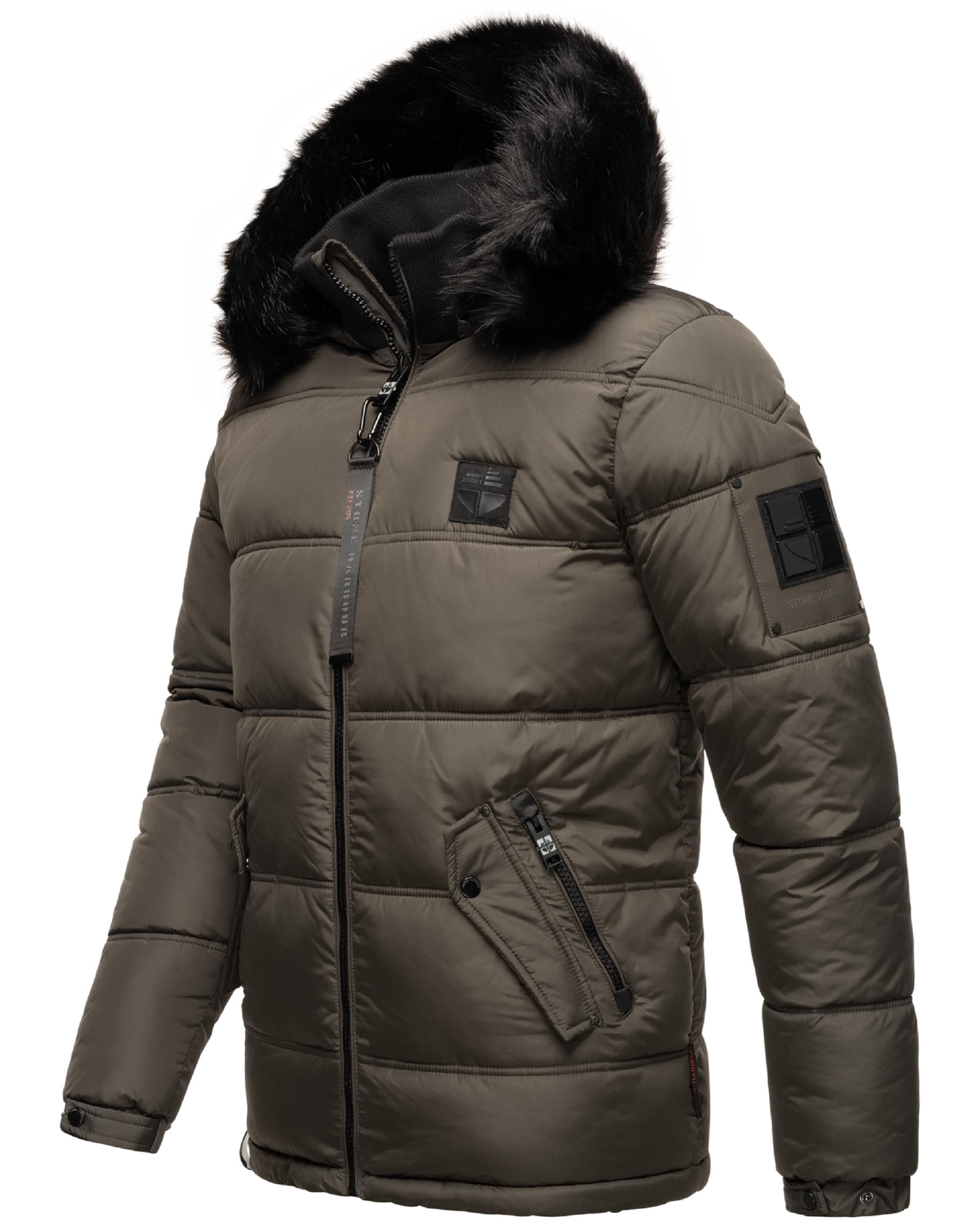 Stone Harbour Steppjacke »Winterjacke Zarlaan«, mit Kapuze