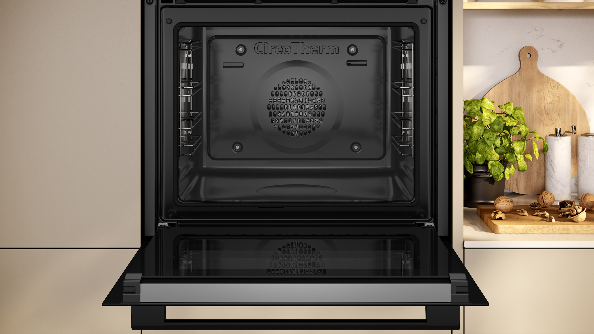 NEFF Backofen-Set »B2CCG6AK3«, mit Teleskopauszug nachrüstbar, Pyrolyse-Selbstreinigung, mit pyrolytischer Selbstreinigung
