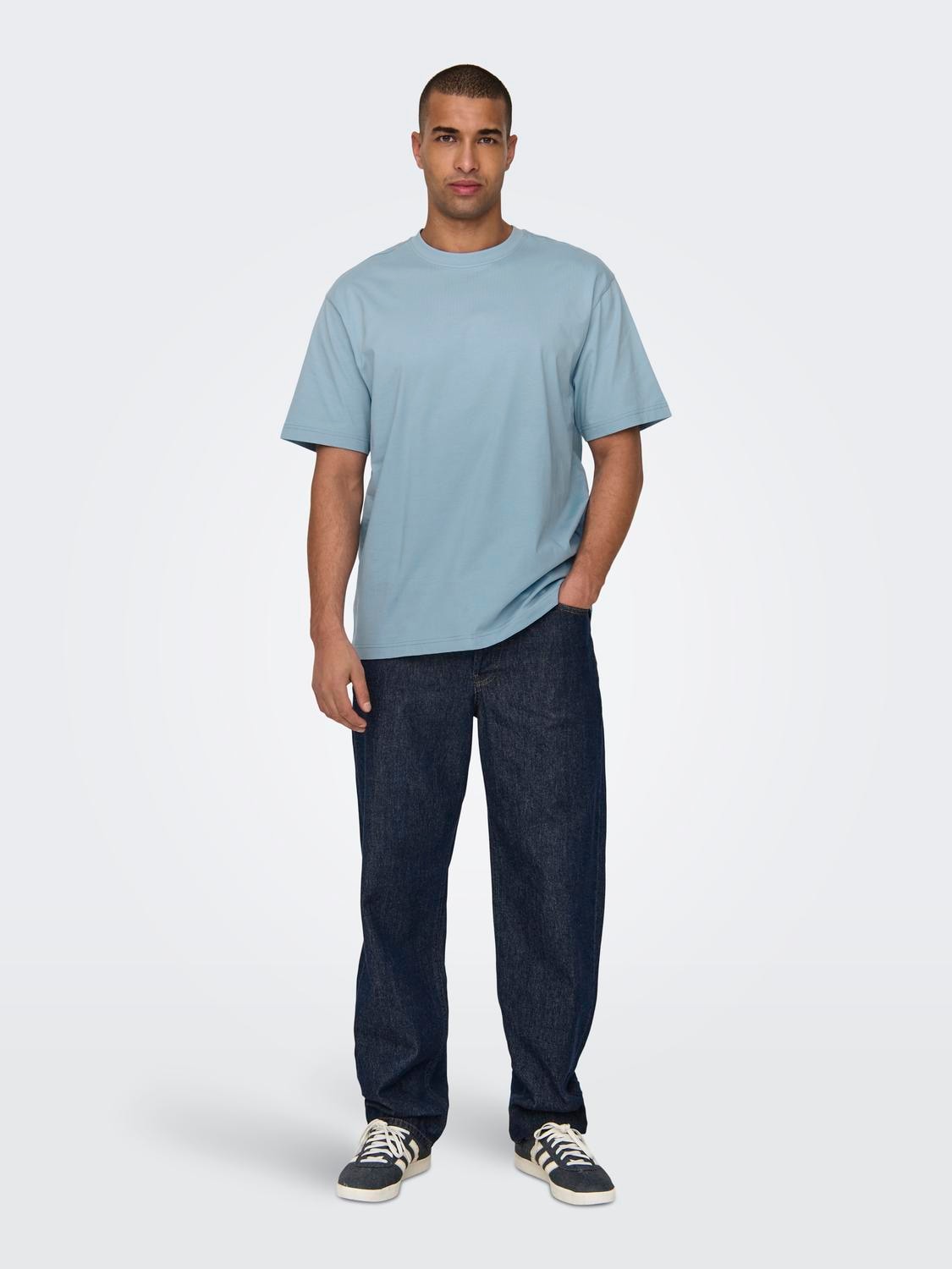 ONLY & SONS Rundhalsshirt »ONSFRED RLX SS TEE«