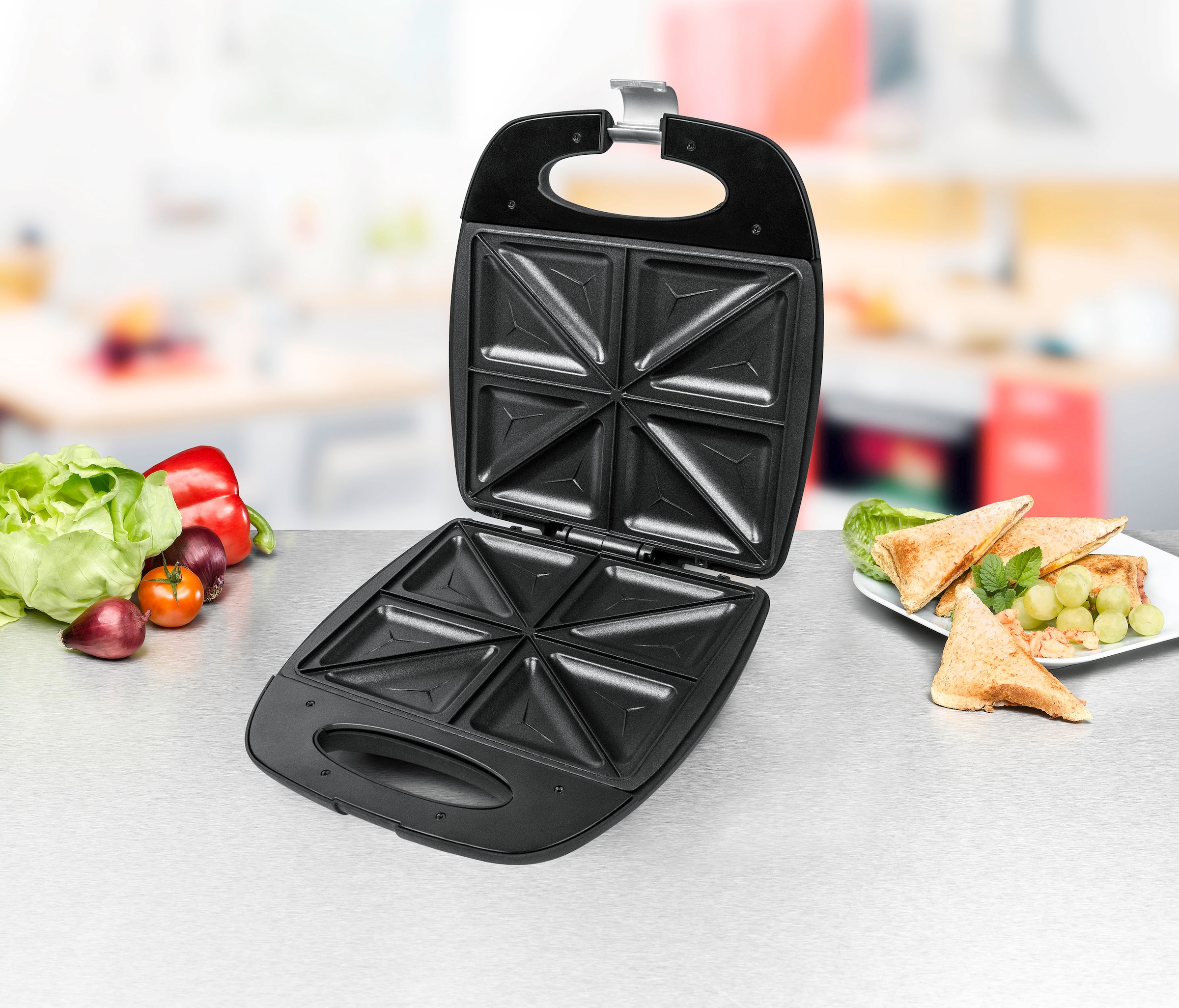 Rommelsbacher Sandwichmaker »ST 1410 "Fun for 4"«, 1400 W