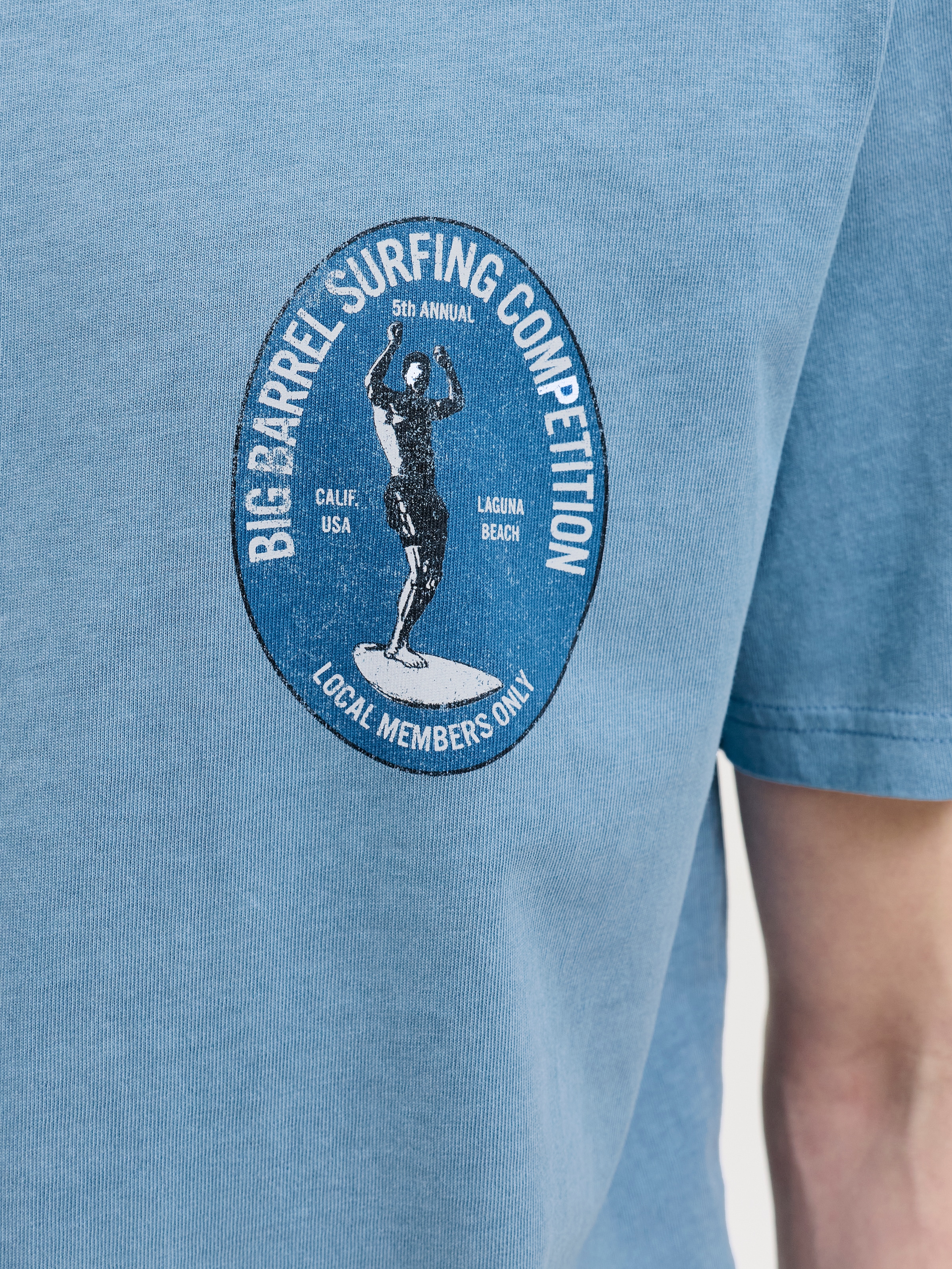 Jack & Jones T-Shirt »JPRBLUMAXWELL SS TEE« mit Print
