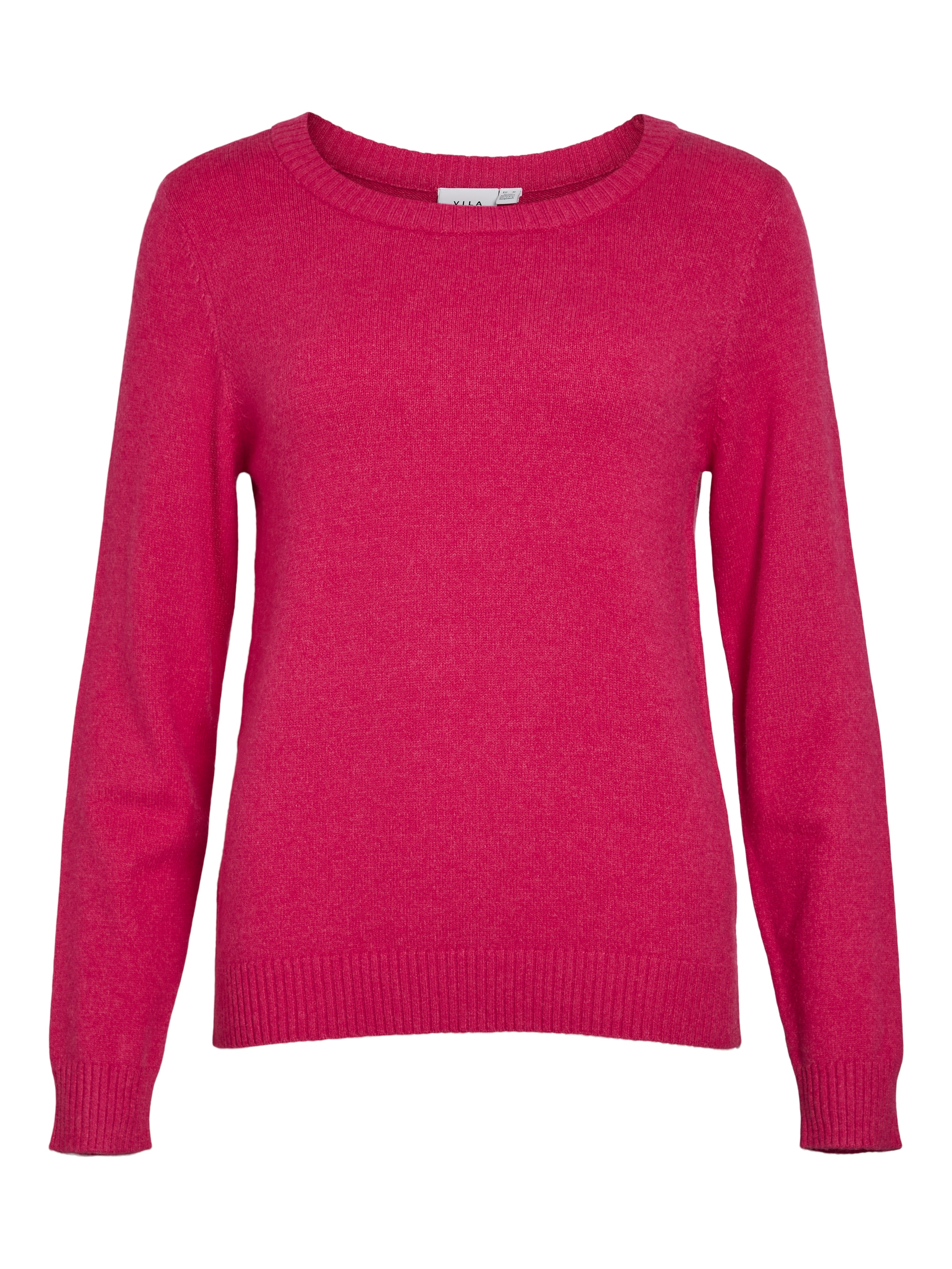 Vila Rundhalspullover »VIRIL O-NECK L/S  KNIT TOP - NOOS« Viskosemischung, regular fit
