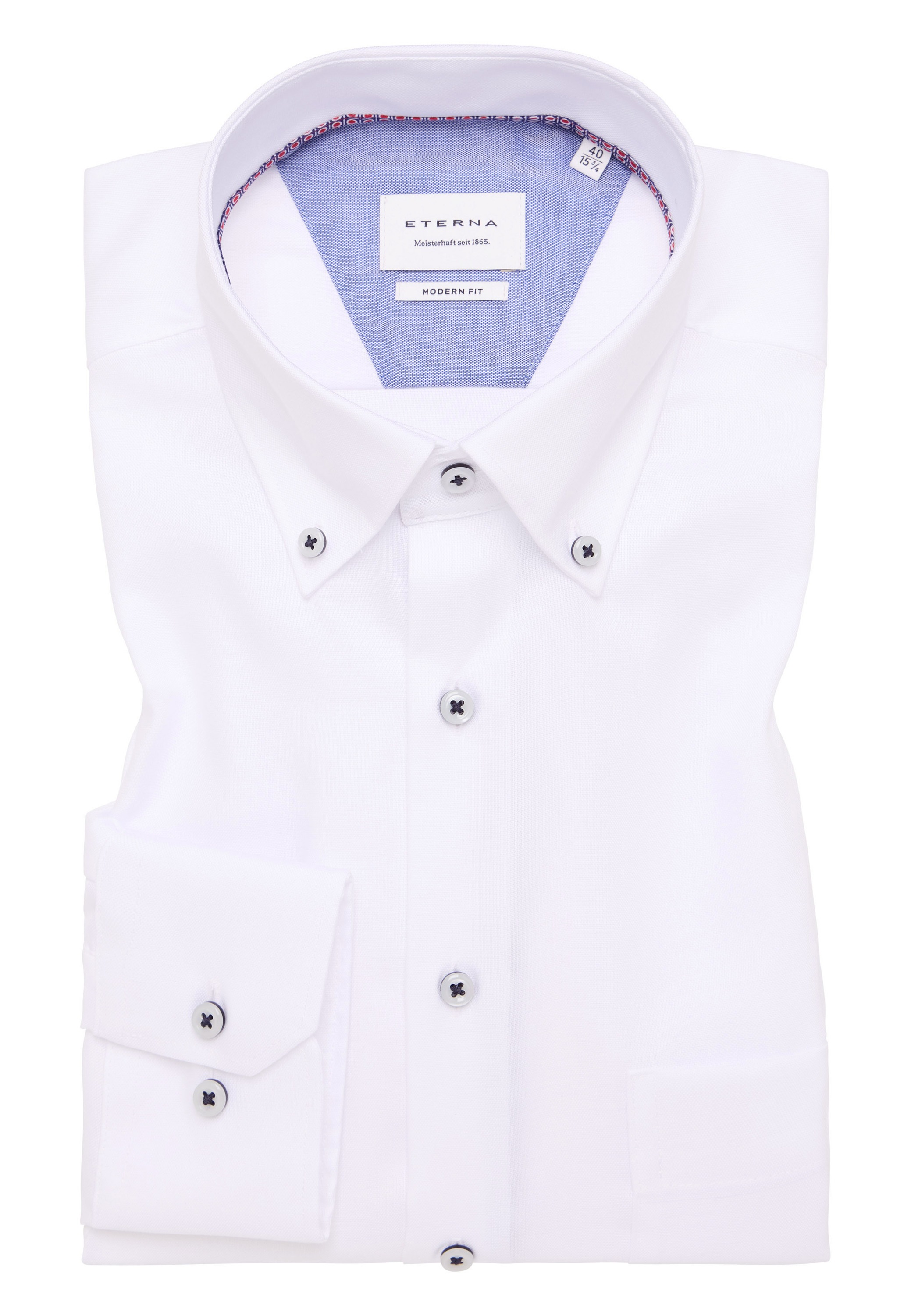 Eterna Langarmhemd »MODERN FIT«, NON IRON (bügelfrei)
