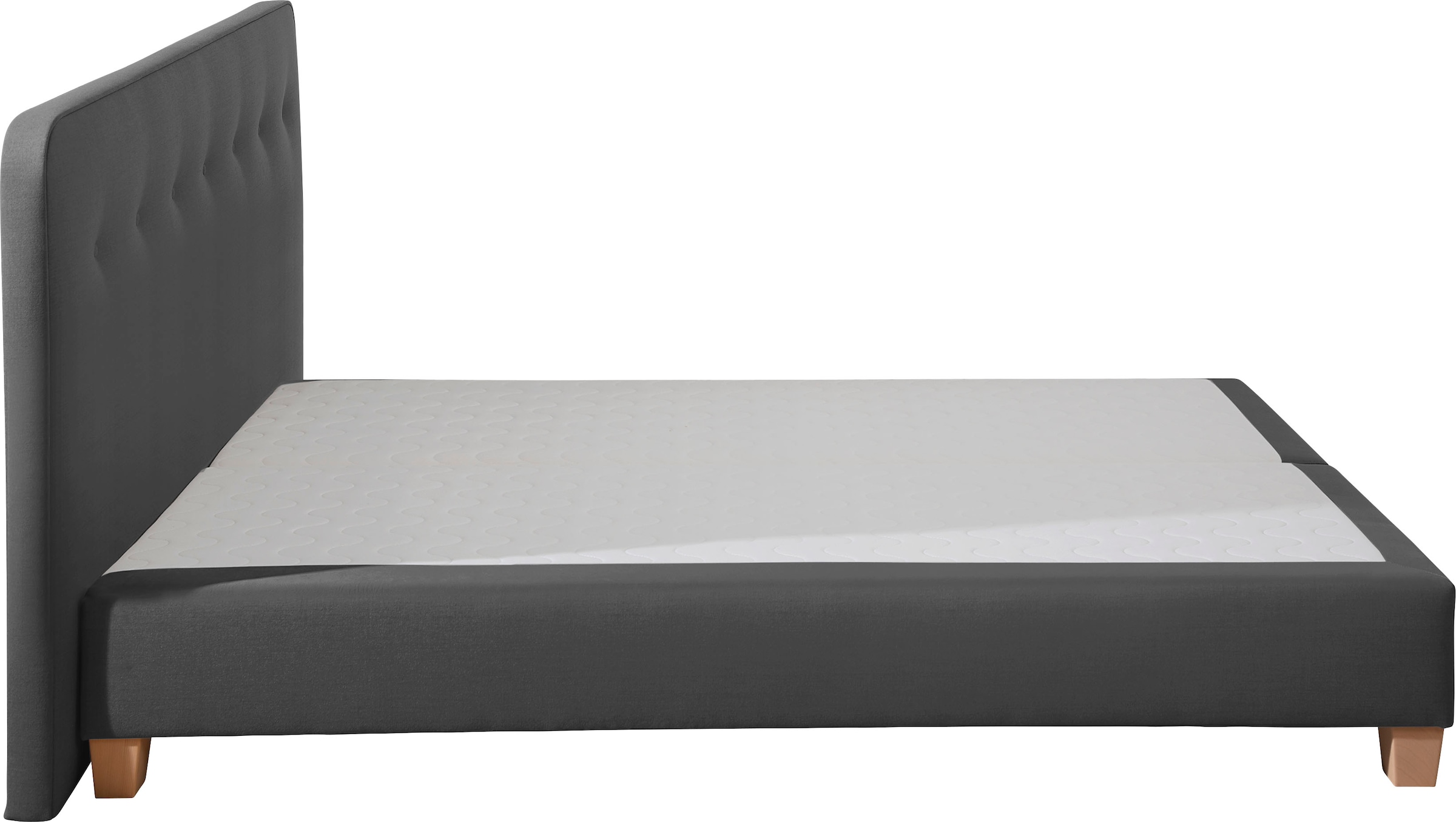 Home affaire Boxspringbett »Fargo«, in Überlänge 220 cm, mit Topper, 3 Ausführungen, 4, Breiten