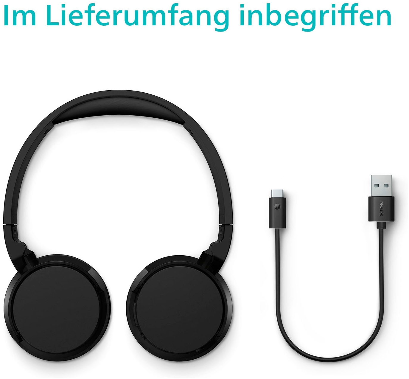 Philips On-Ear-Kopfhörer »TAH4209«, Bluetooth-A2DP Bluetooth-AVRCP Bluetooth-HFP, Geräuschisolierung-Multi-Point-Verbindung-Sprachsteuerung-integrierte Steuerung für Anrufe und Musik