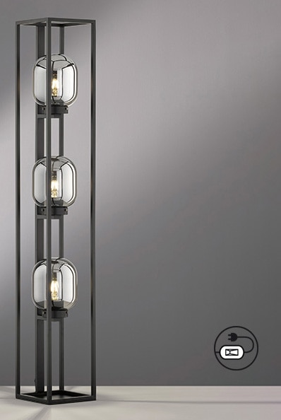FISCHER & HONSEL Stehlampe »Regi«, 3 flammig, Leuchtmittel E27 | ohne Leuchtmittel