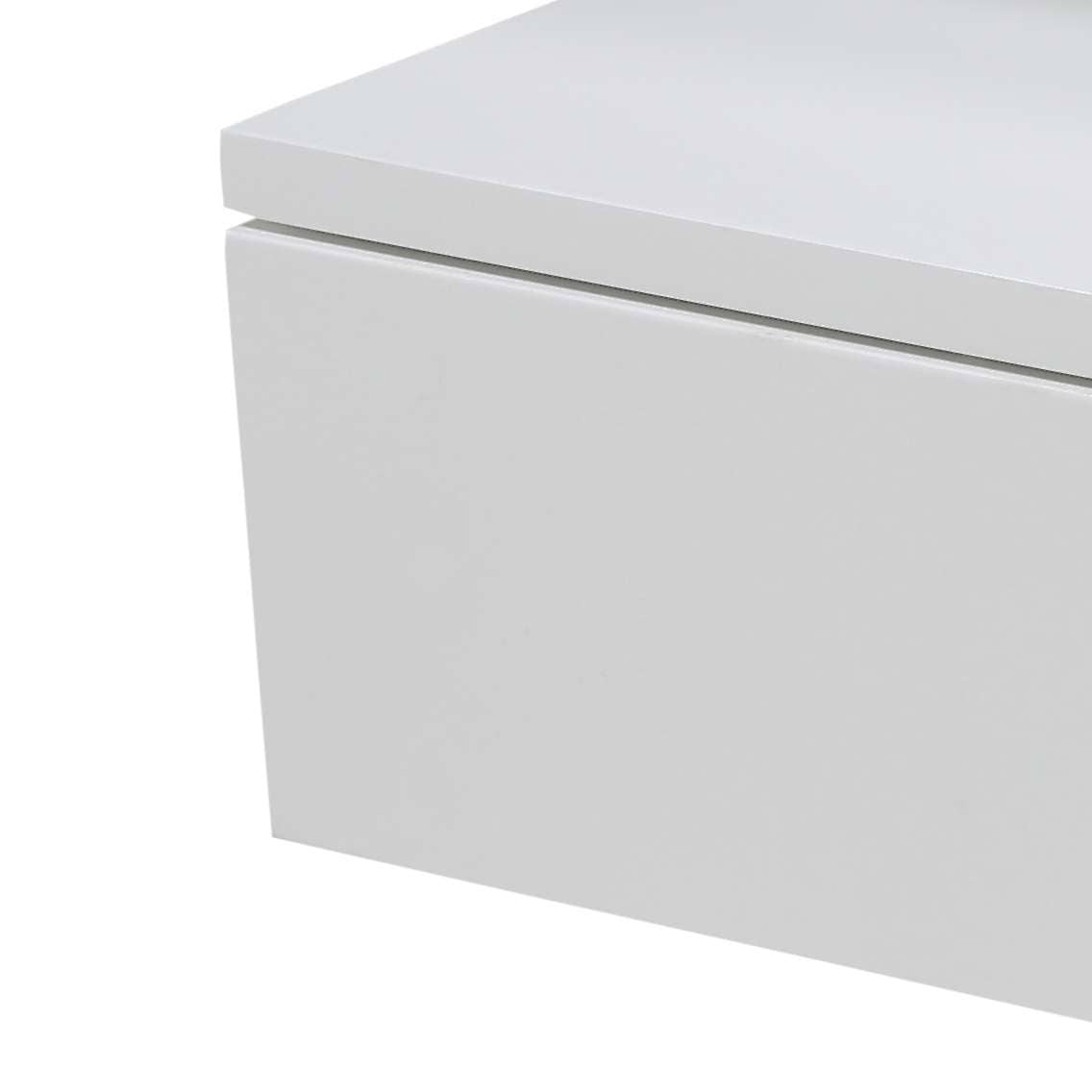 ACTONA GROUP Nachttisch »Ashlan Nachtkommode«, Nachtschrank, wandmontiert, 1 Schublade, 1 Fachboden, Metallschienen