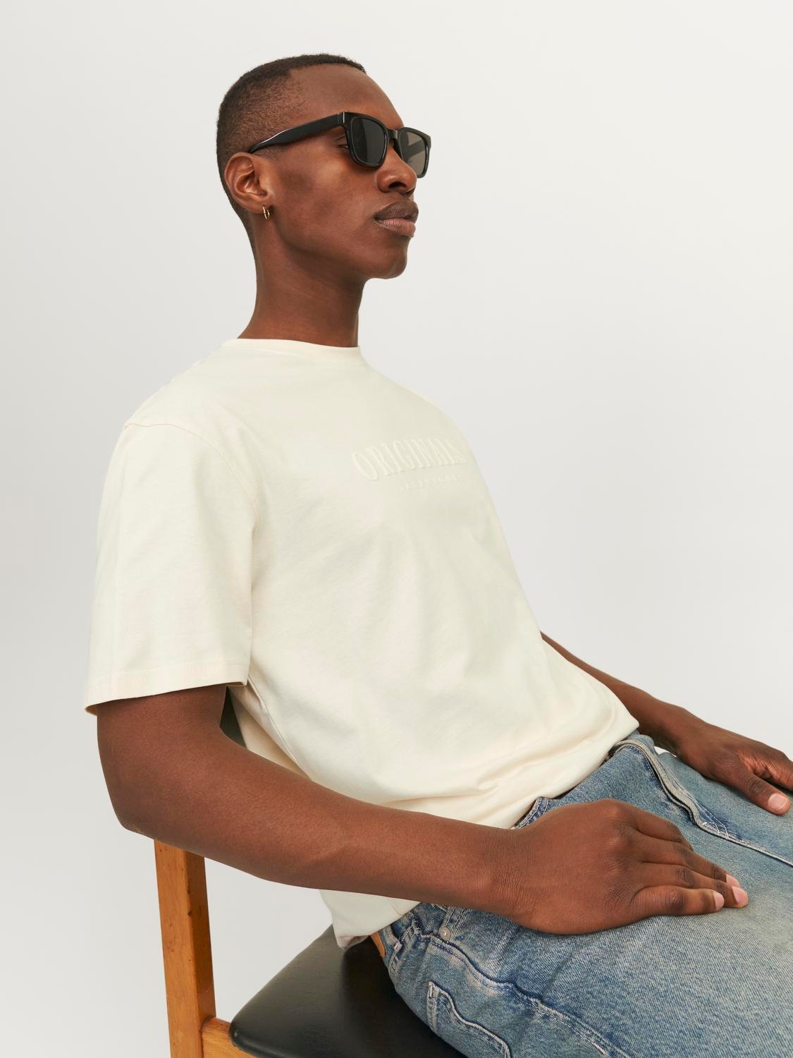 Jack & Jones Rundhalsshirt »JORFREDERIKSBERG TEE SS CREW NECK NOOS«