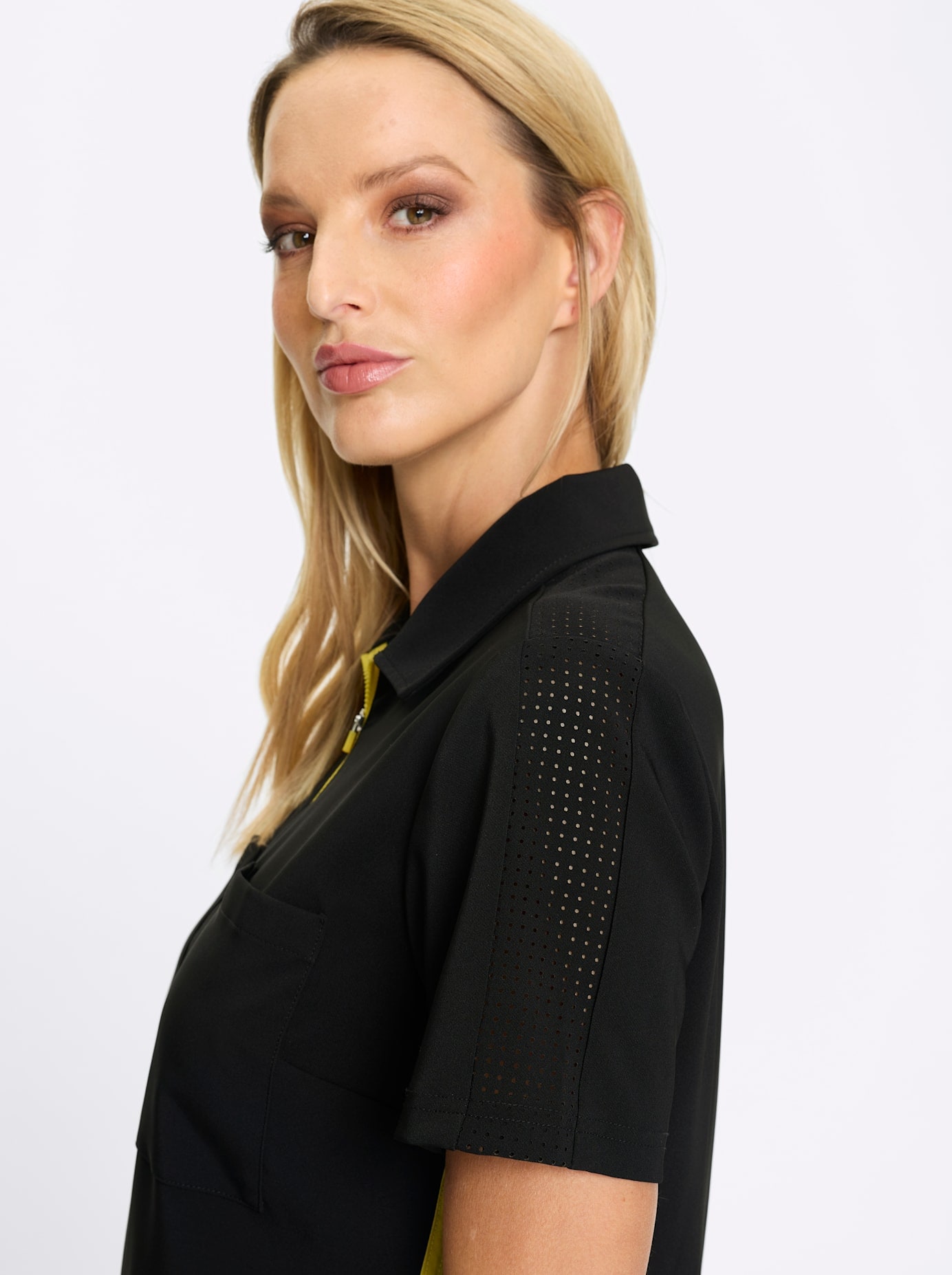 heine Jerseykleid »Jersey-Kleid« aufgesetzte Taschen