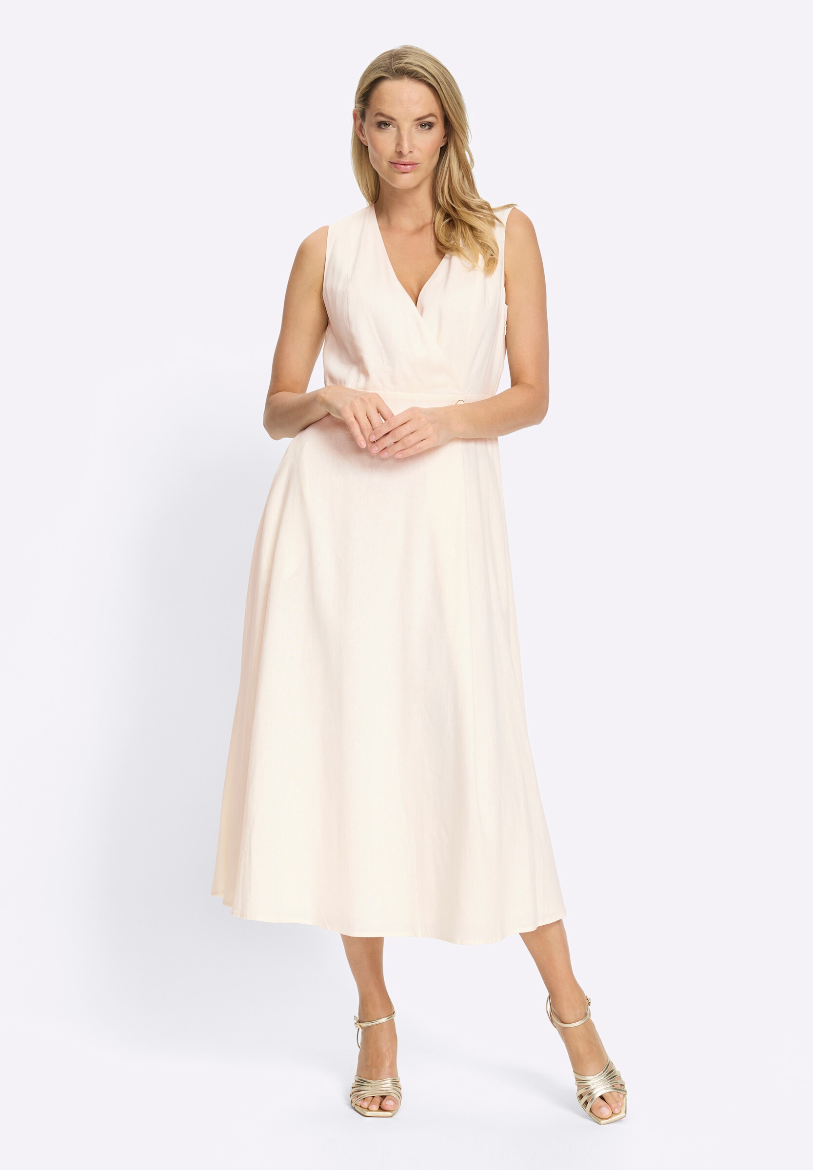 heine Sommerkleid »Webkleid Sommerkleid in figurfreundlicher A-Form« Nahttasche