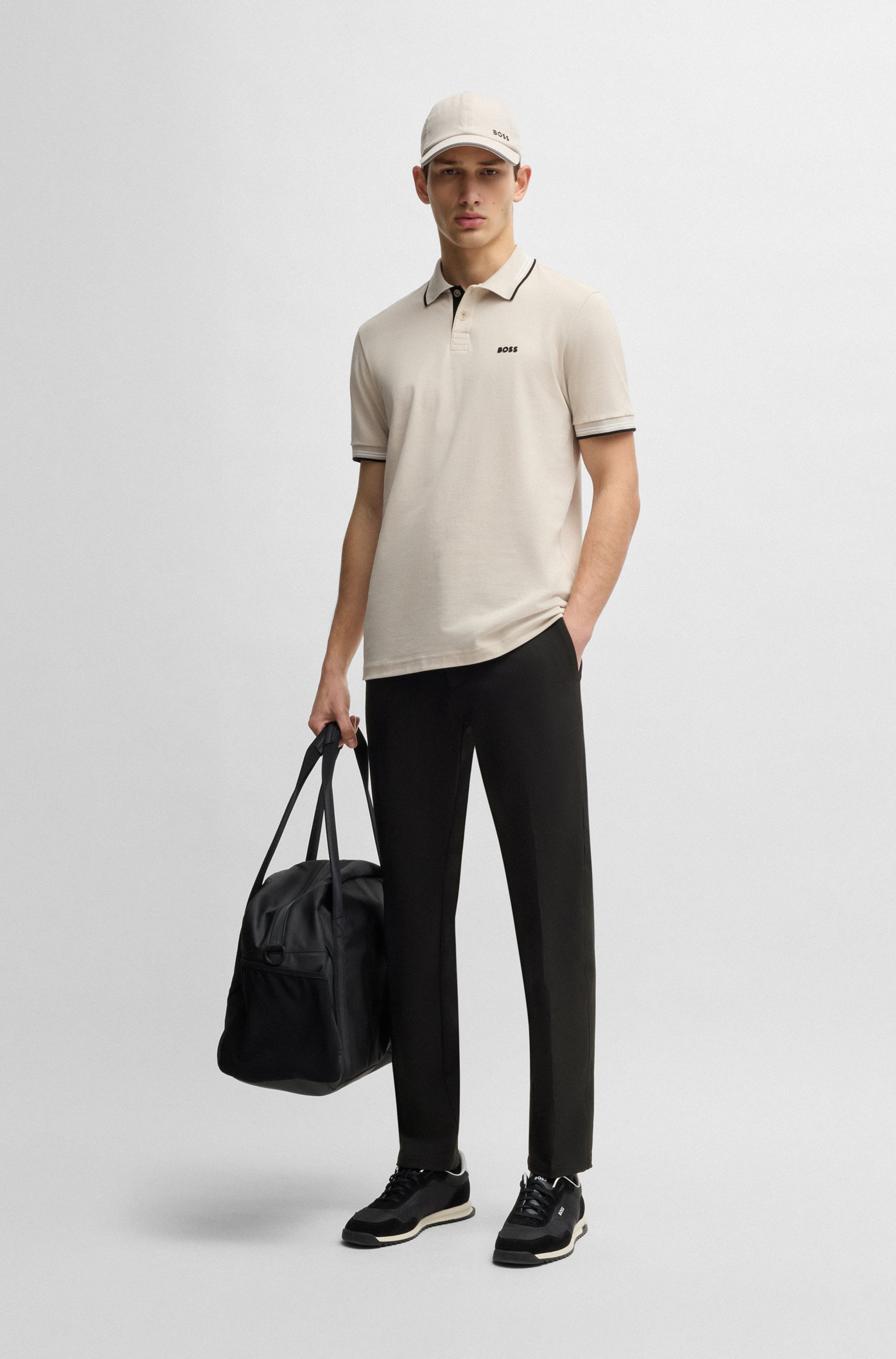 BOSS GREEN Stretch-Hose »T Commuter-Slim«, in schmaler Passform