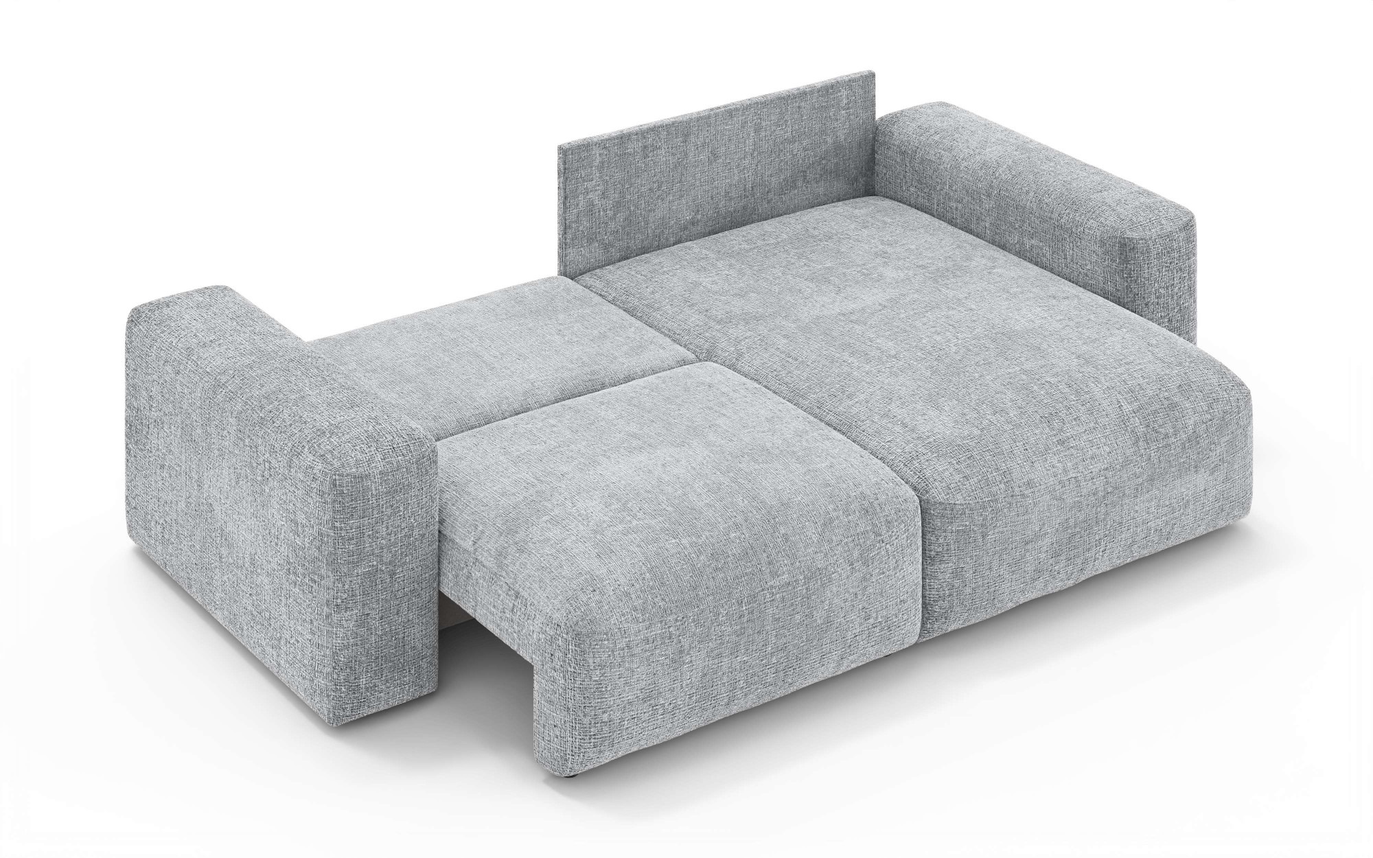 OTTO home Ecksofa »MATTS Schlafsofa mit Bettkasten, Maße B/T/H: 265/159/89 cm«, L-Form mit Recamiere rechts oder links, hoher Sitzkomfort