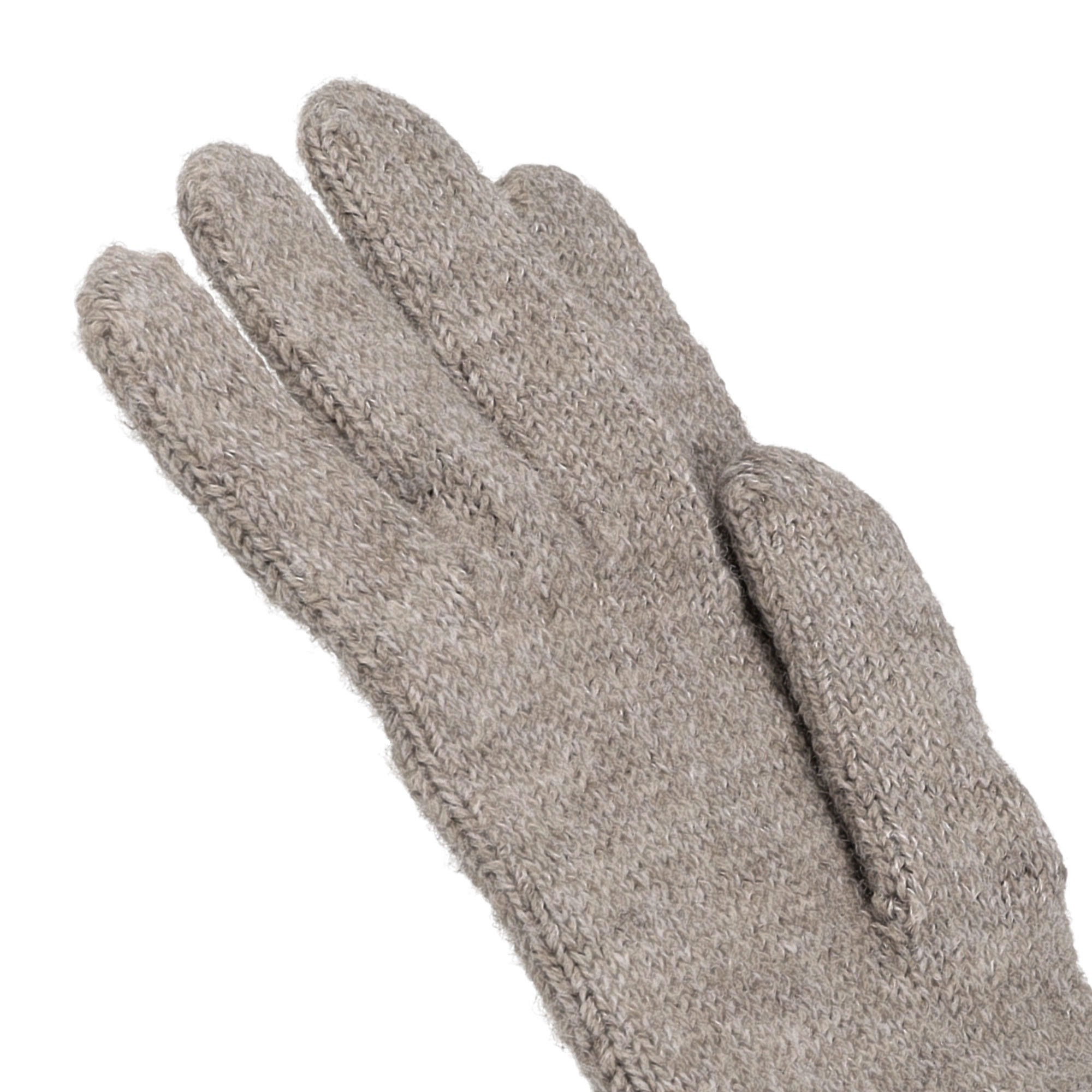 CAPO Strickhandschuhe Fingerhandschuhe, super-softes Garn, Bündnchen, Einheitsgröße