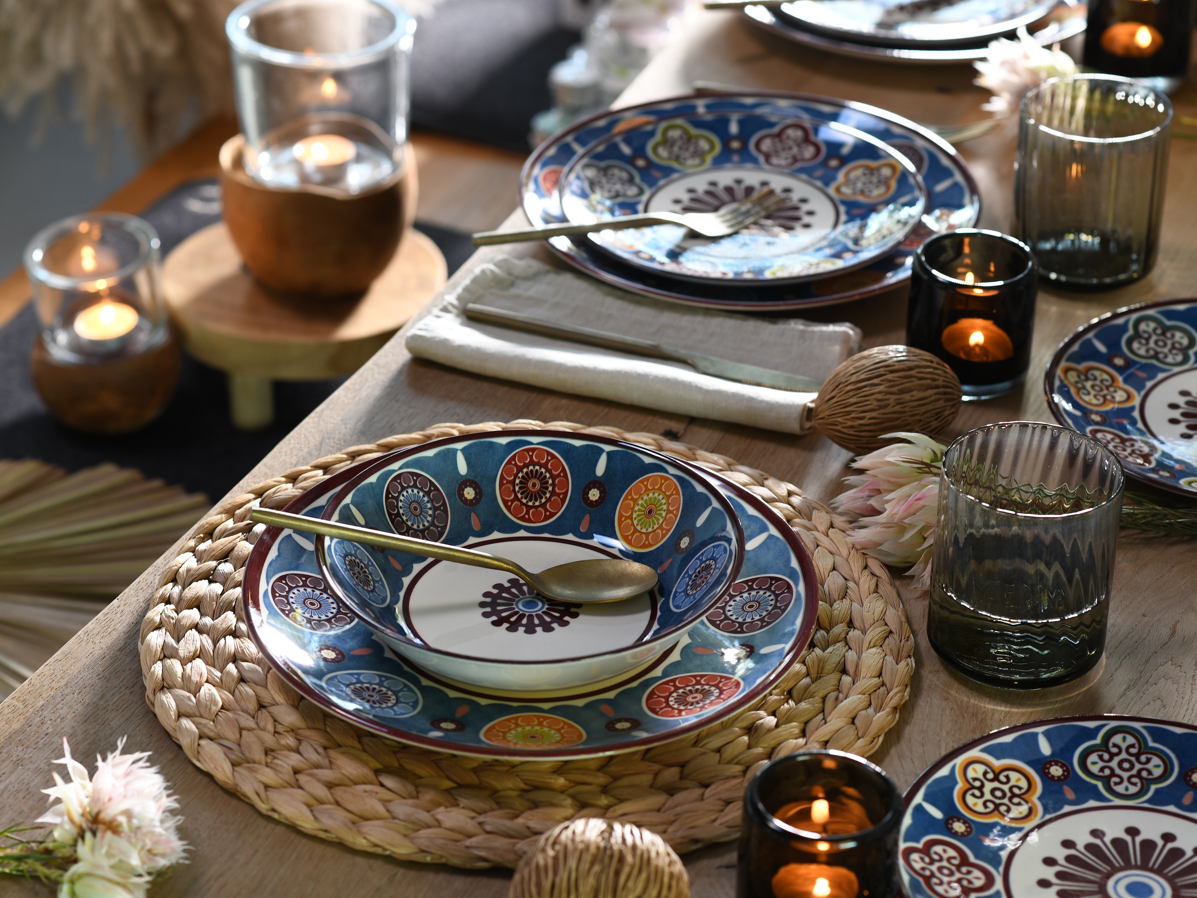 CreaTable Kombiservice »Sumaya, Kombi-Service 16-tlg« Mandala Motive