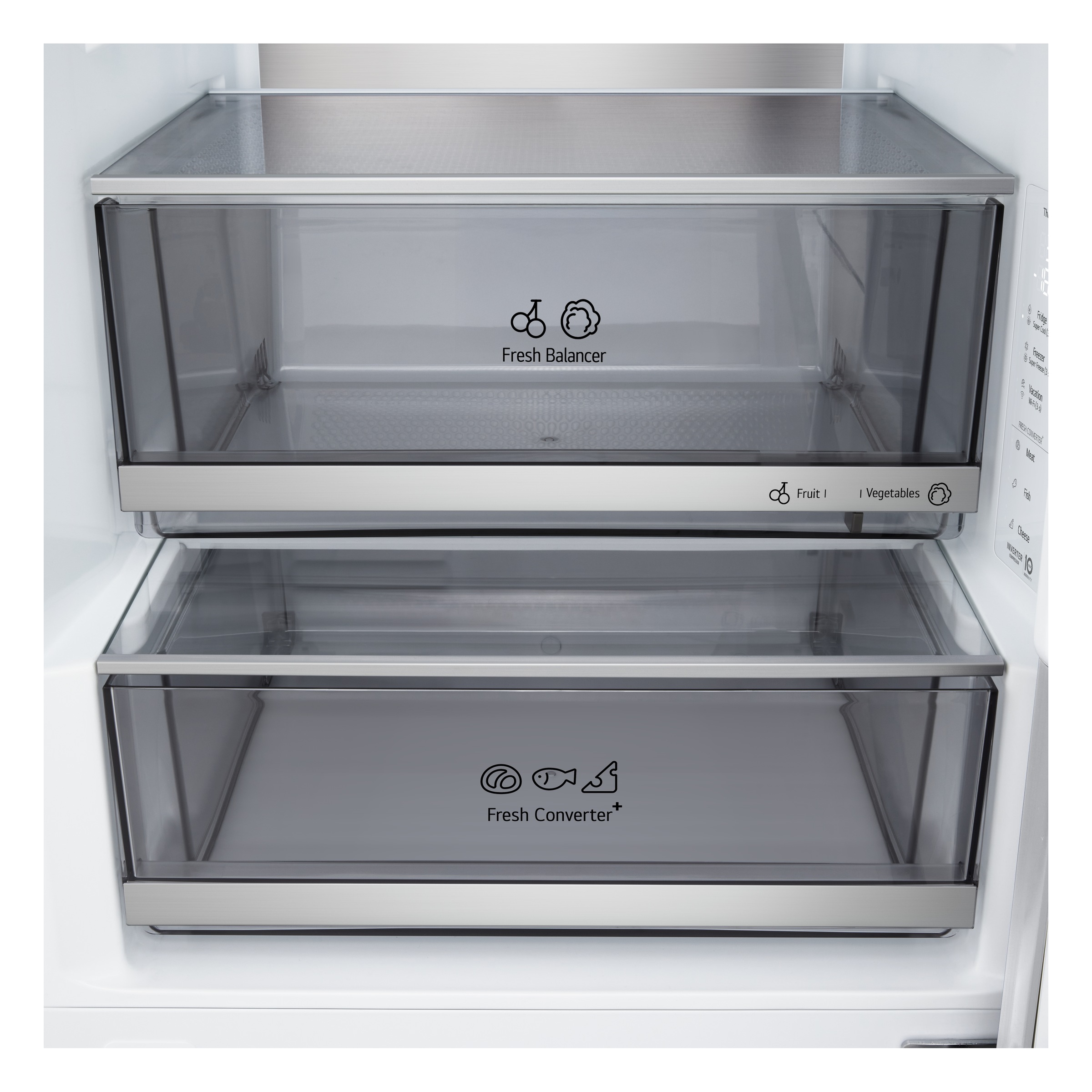 LG Kühl-/Gefrierkombination Serie 7 »GBBS726BPY« 203 cm hoch 59,7 cm breit Vollintegrierbarer Kühlschrank dank frontaler Luftzufuhr und Abluft