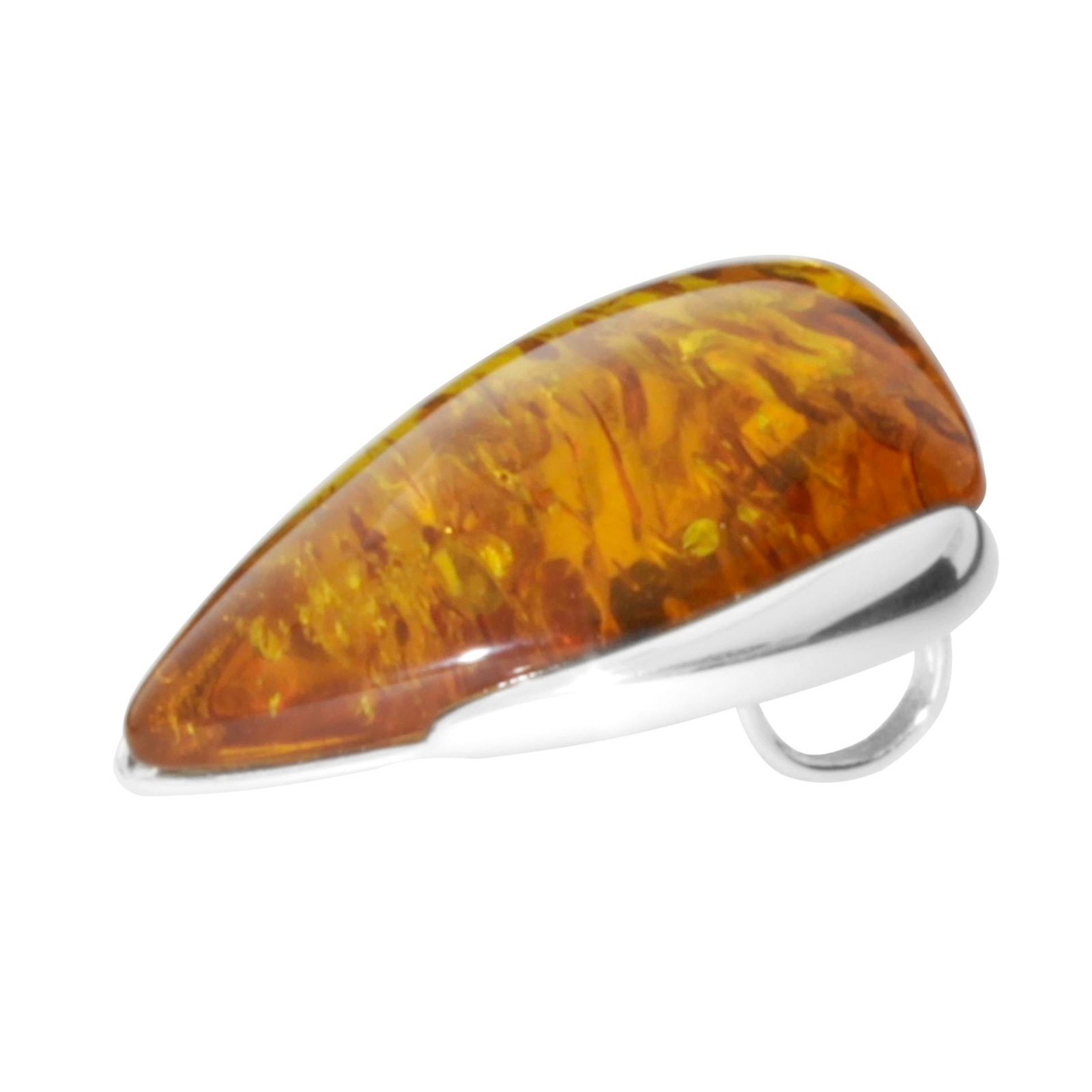 OSTSEE-SCHMUCK Kettenanhänger »- Gleiter-Lara - Silber 925/000 - Bernstein«
