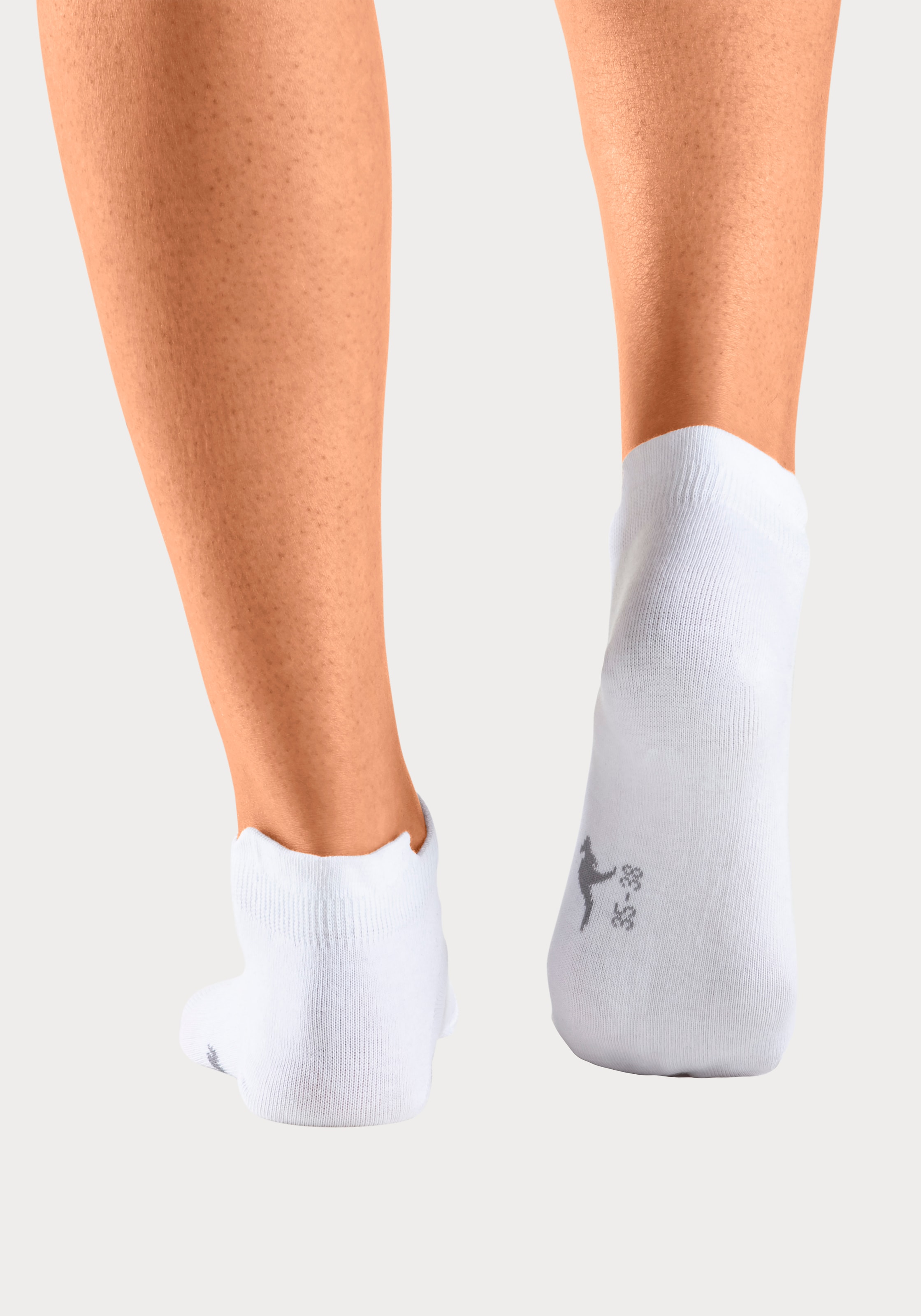 KangaROOS Sneakersocken, (Packung, 10 Paar), mit erhöhtem Bündchen