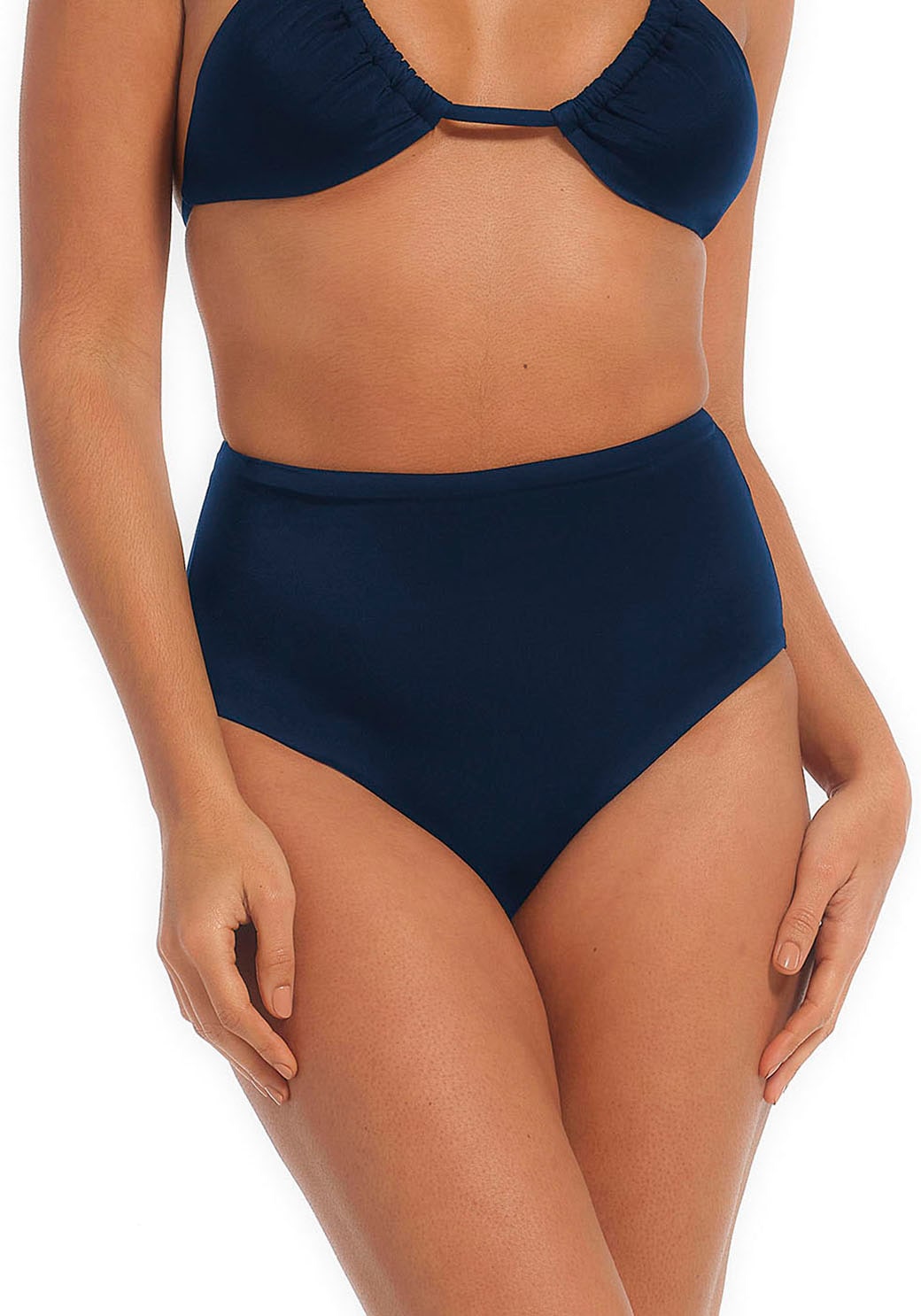 Highwaist-Bikini-Hose, mit Shaping-Einsatz