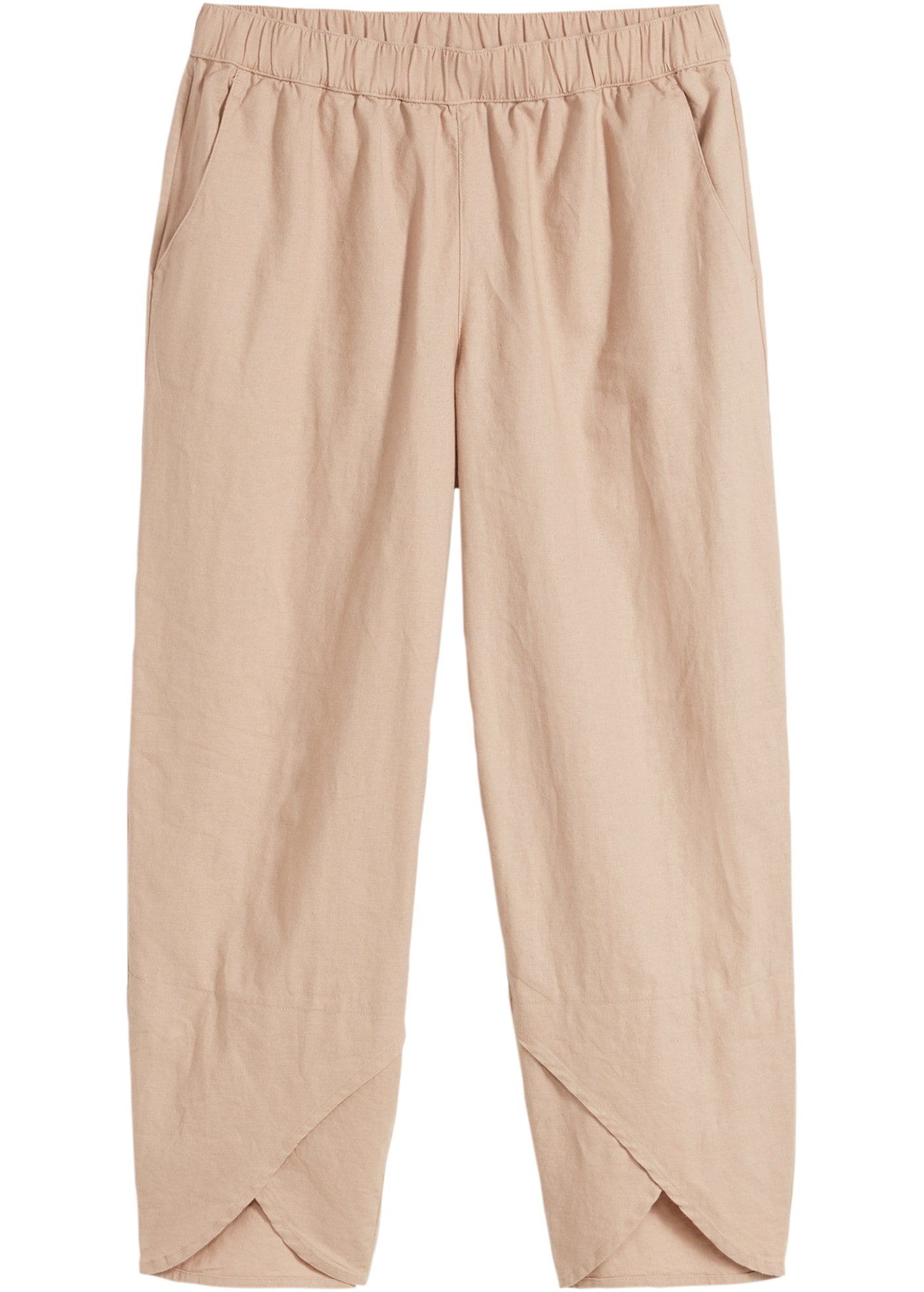 bonprix 3/4-Hose »3/4-Hose aus leichtem Leinen-Mix«  aus Leinen-Mix, mit Seitenschlitzen, Regular Fit, casual Stil