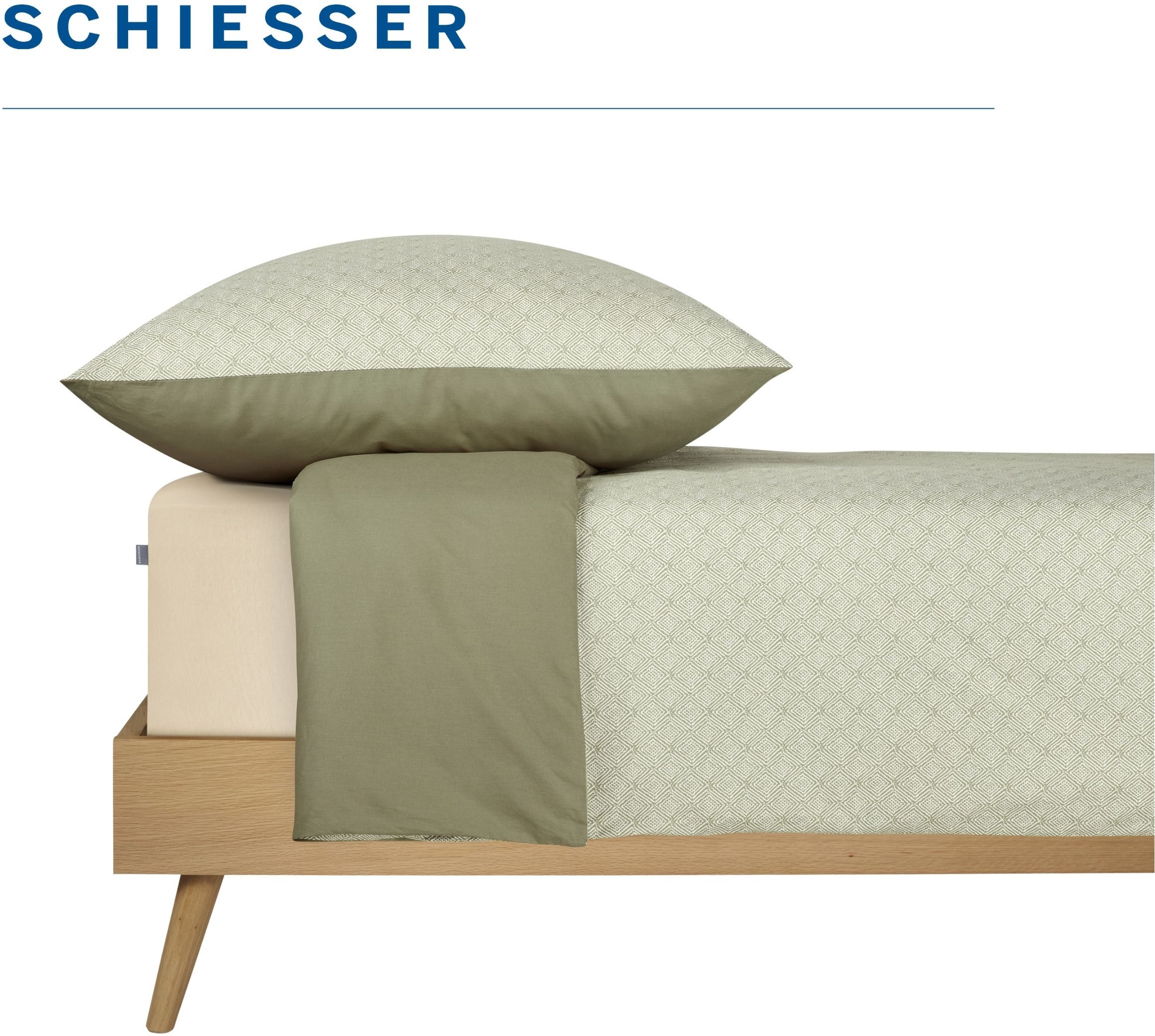 Schiesser Wendebettwäsche »Ethno aus weicher Baumwolle mit dezentem Ethnomuster« 2 Stk. OEKO-TEX® MADE IN GREEN