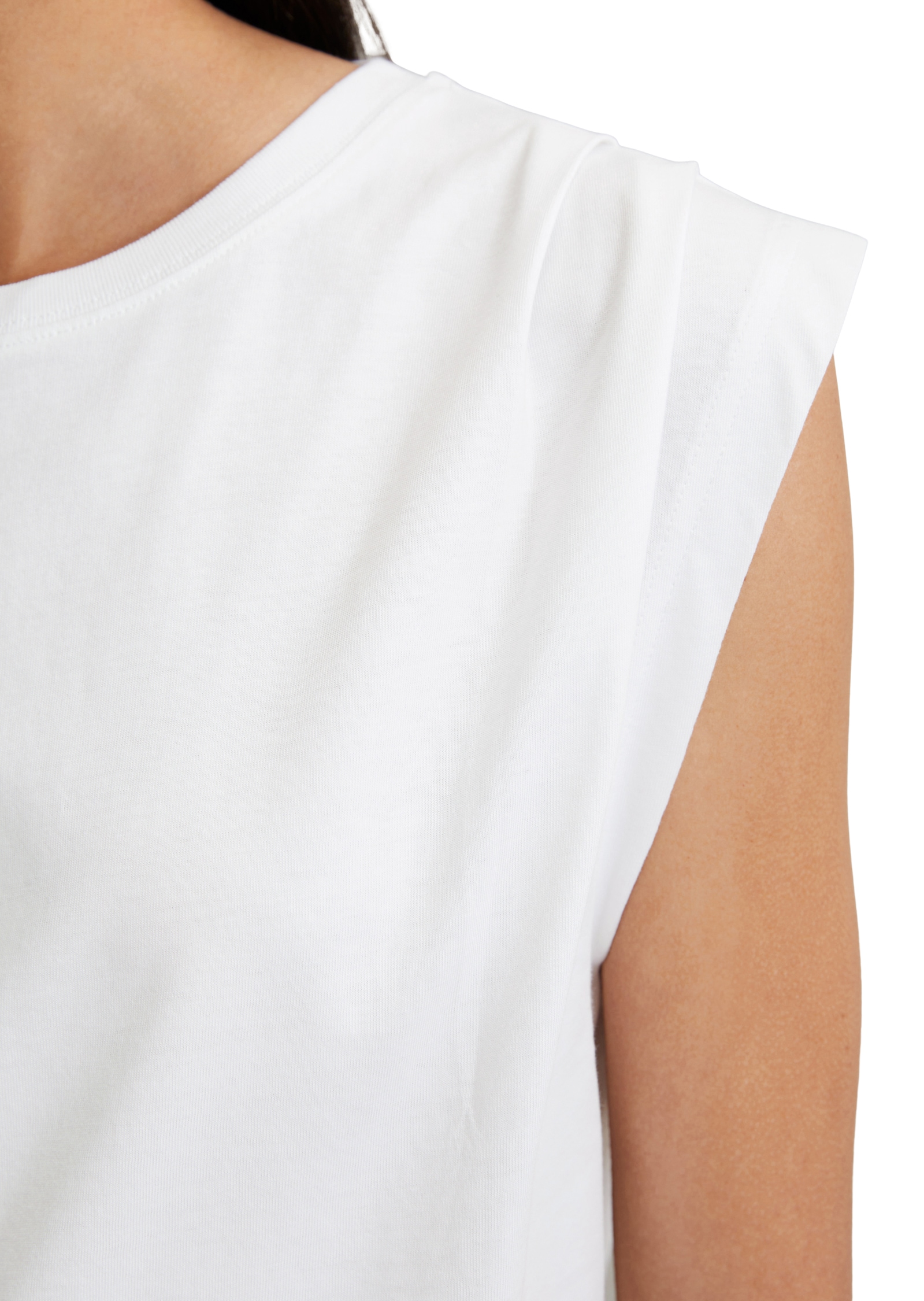 Marc O'Polo DENIM T-Shirt, relaxed, Schulterpartie in Falten gelegt