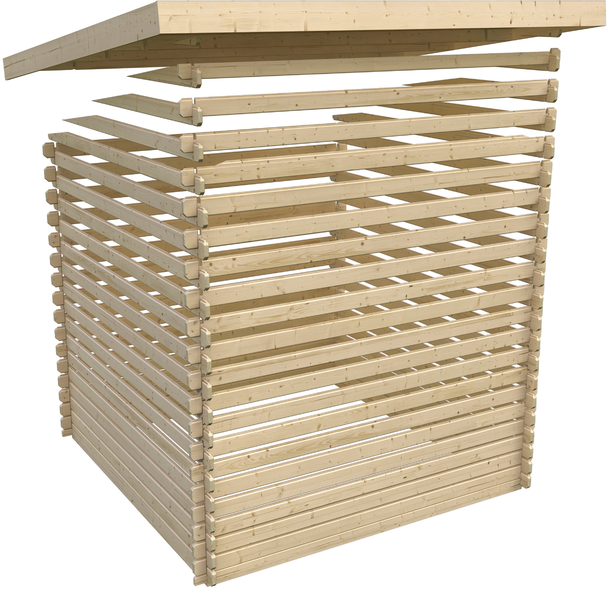 Karibu Gartenhaus »"Lumet 3"«, naturbelassen oder anthrazit
