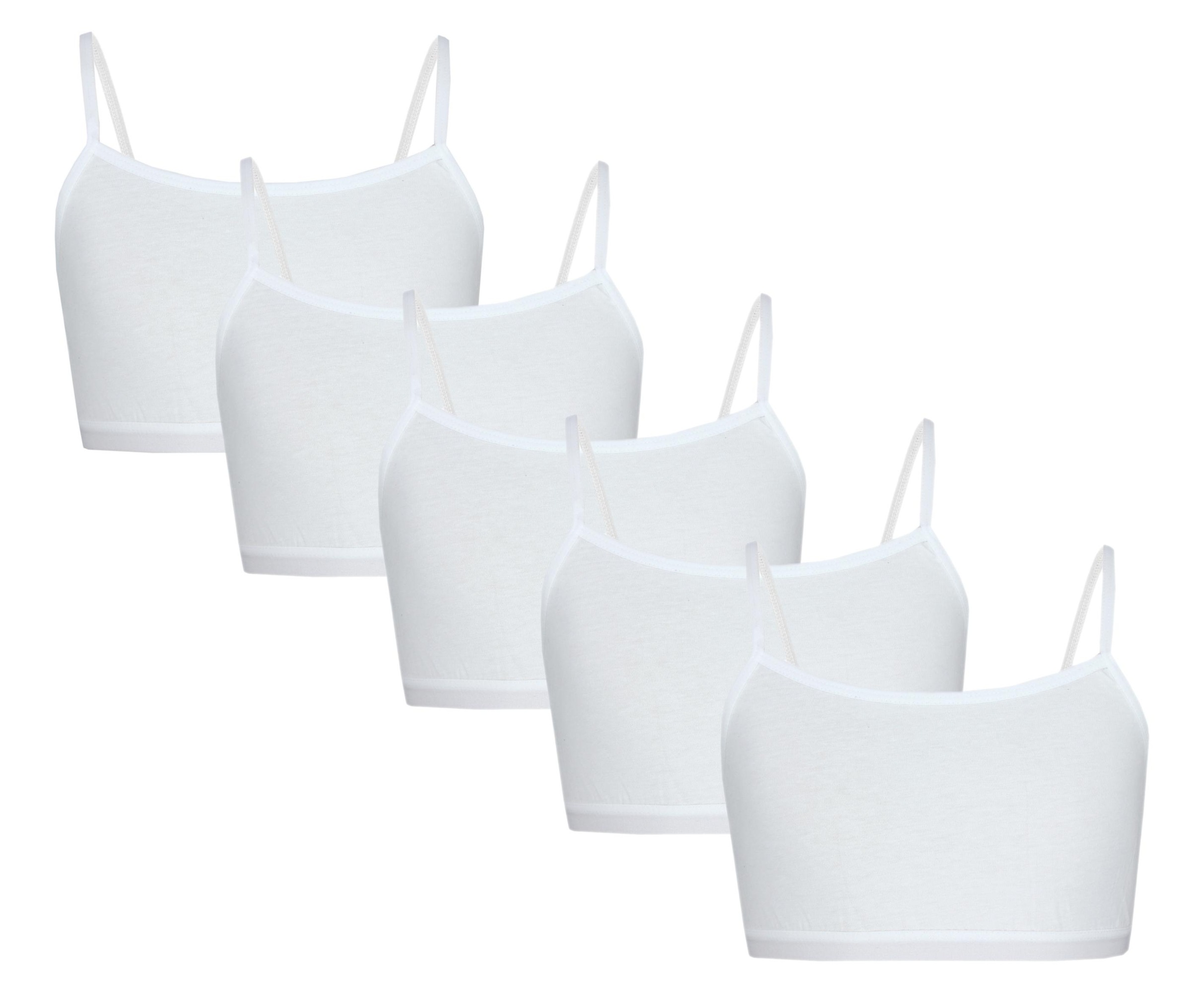 TupTam Set: Bustier »Bustier Mädchen Bustier mit Spaghettiträger 5er Pack«