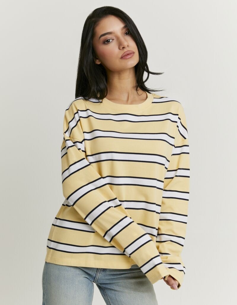 Tally Weijl Langarmshirt »STSCOBERLA« Baumwolle