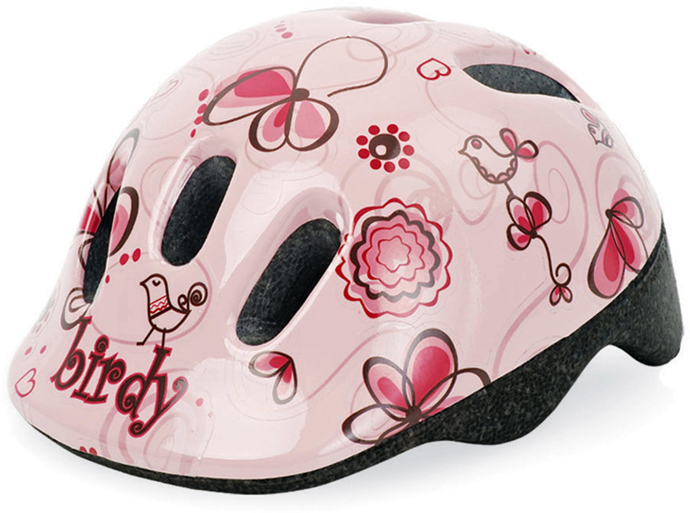 Kinderfahrradhelm in Rosa