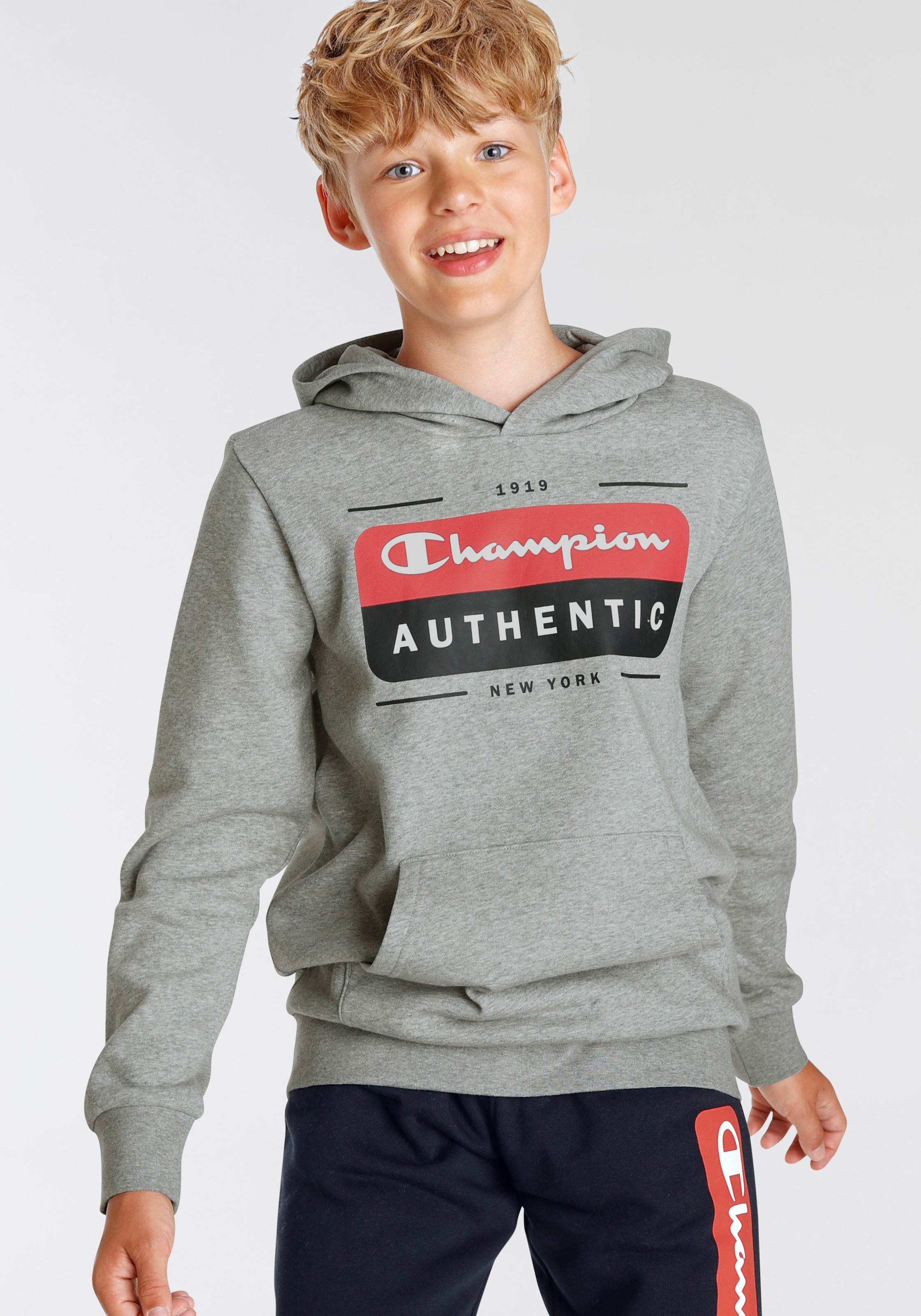 kostengünstig Champion Sweatshirt Sweatshirt OTTO bei Shop kaufen »Graphic Hooded - für Kinder«