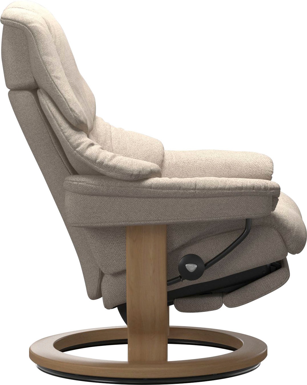 Stressless® Relaxsessel »Reno«, mit Classic Base und Power™, elektrisch verstellbar, optional 2-motorisch, Größe M & L, Gestell Eiche