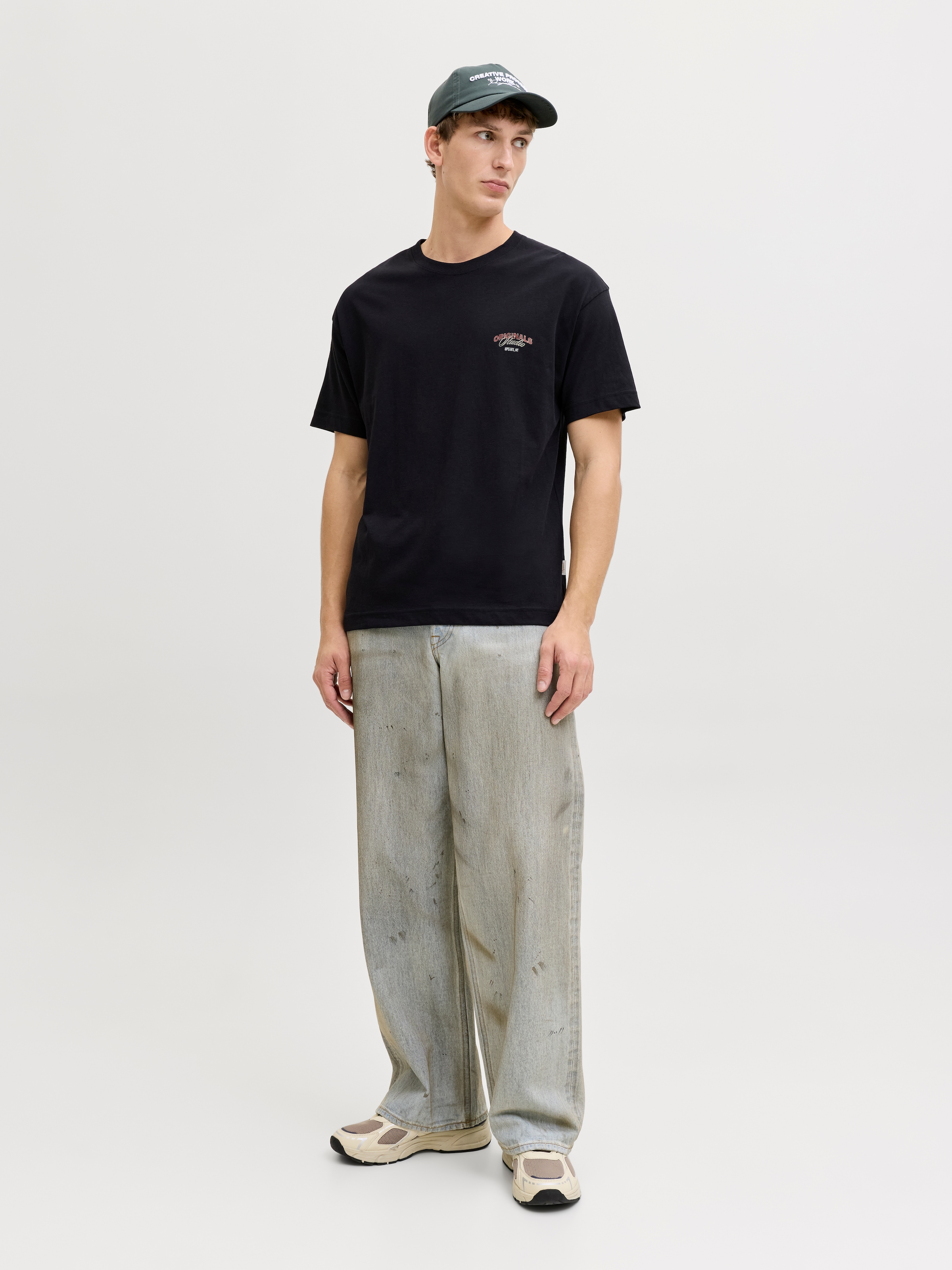 Jack & Jones T-Shirt »JORUPSTATE GRAPHIC BACK TEE SS CN«