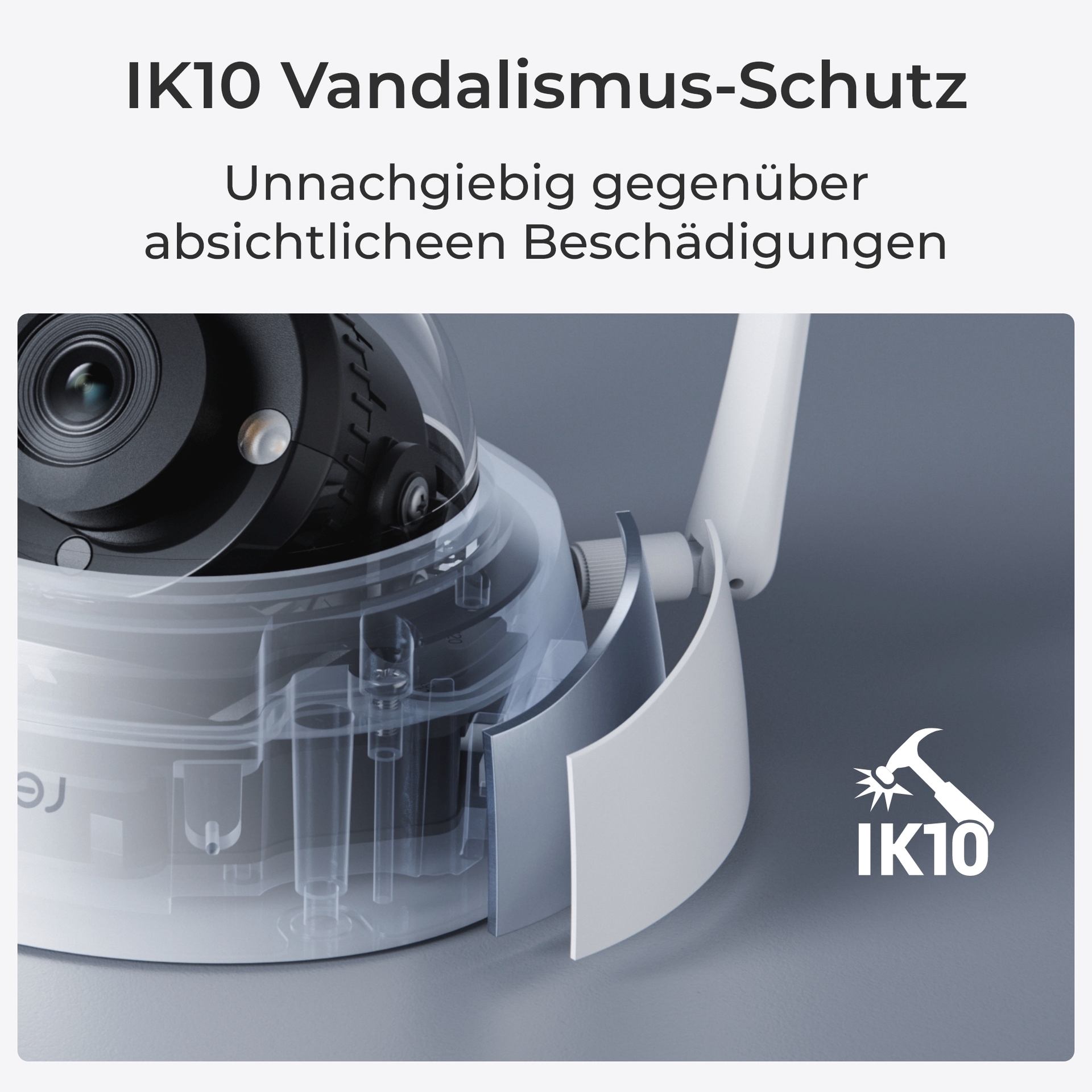 Reolink Überwachungskamera »W437 - 4K WiFi 6 Überwachungskamera Aussen mit 5X optischem Zoom«, Außenbereich, Farbnachtsicht, IK10 Vandalismusgeschützt, 2-Wege-Audio, Wetterfest