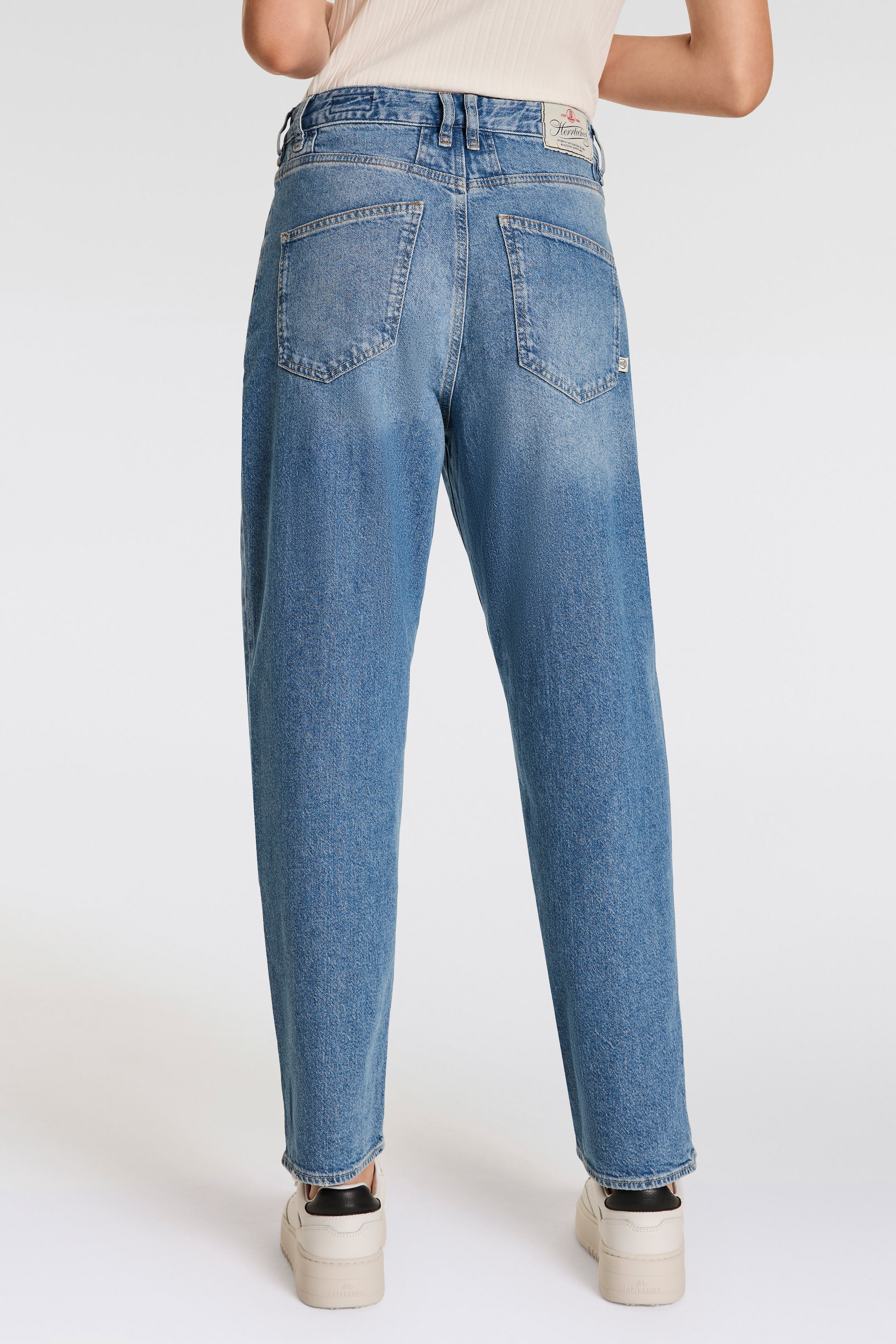 Herrlicher Straight-Jeans »Brooke Recycled Denim Light«, krempelbar