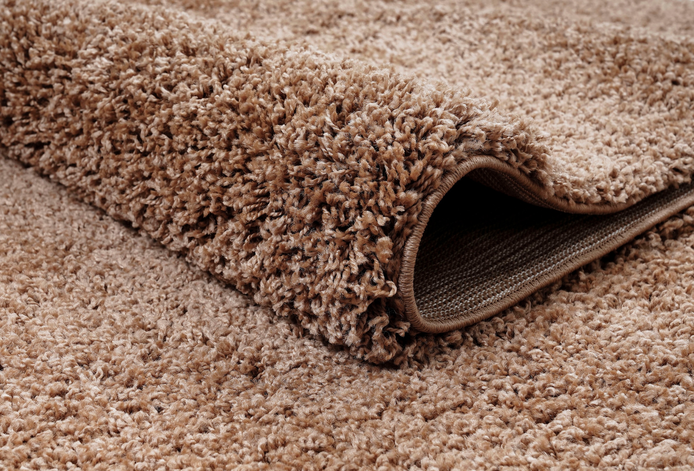 Home affaire Hochflor-Teppich »Viva«, rechteckig, 45 mm Höhe, Uni Farben, einfarbig, besonders weich und kuschelig