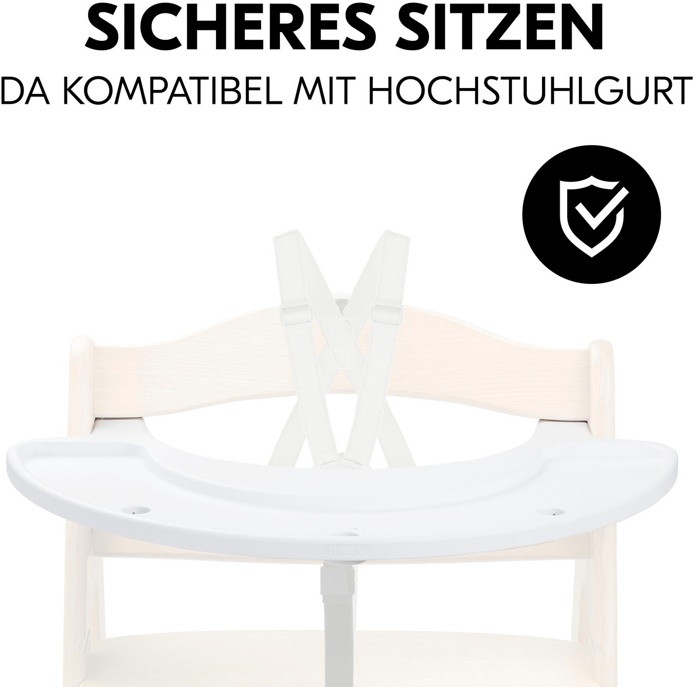 Hauck Hochstuhltablett »Arketa Play Tray, White«