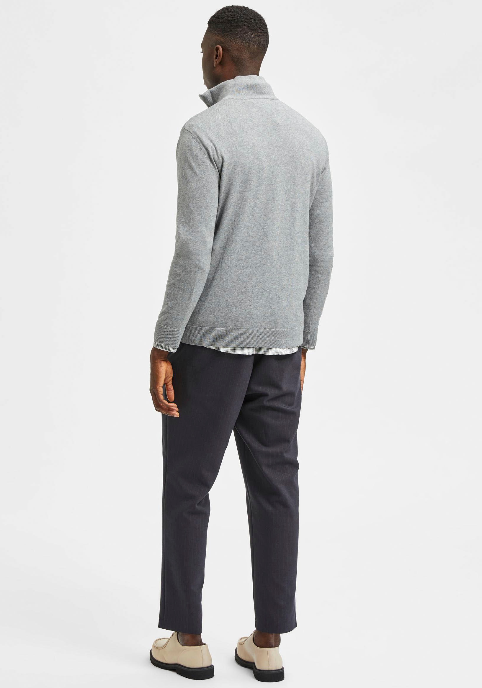 SELECTED HOMME Troyer »SLHBERG HALF ZIP CARDIGAN NOOS«