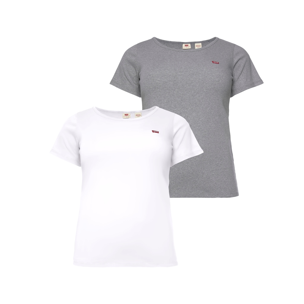 Levi's® Plus T-Shirt »Perfect Crew«, (2er-Pack)