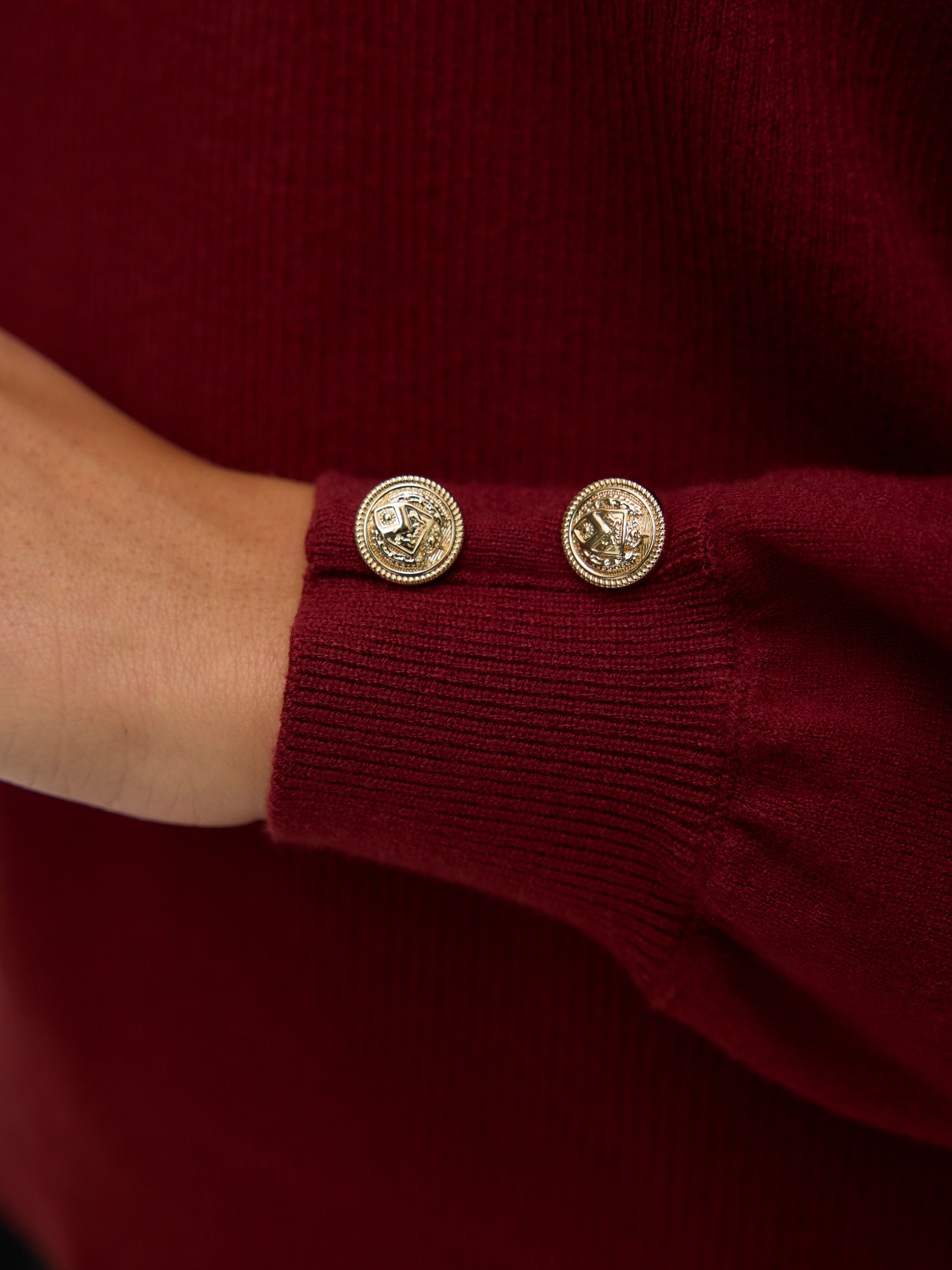 Vero Moda Strickpullover »VMHOLLYKARIS LS O-NECK PULLOVER BOO«