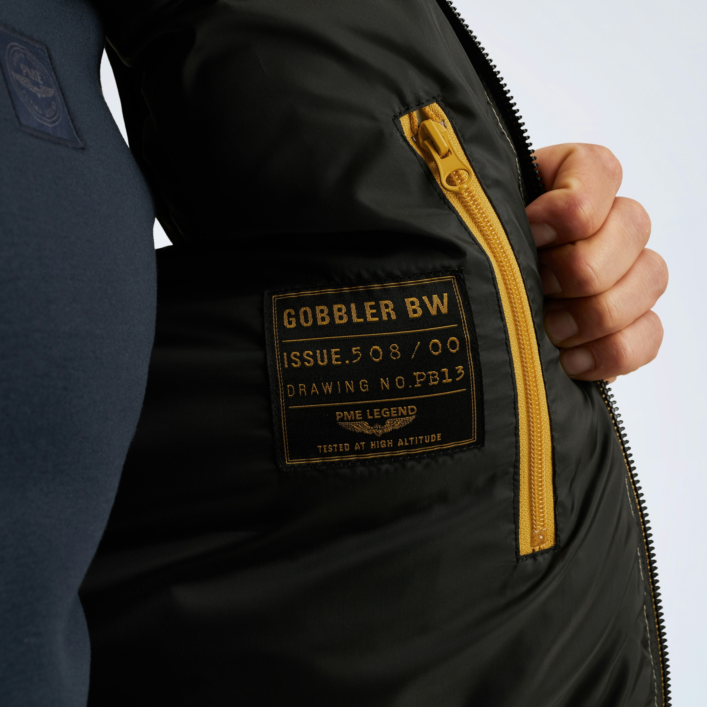 PME LEGEND Steppweste, mit Logo Stickerei