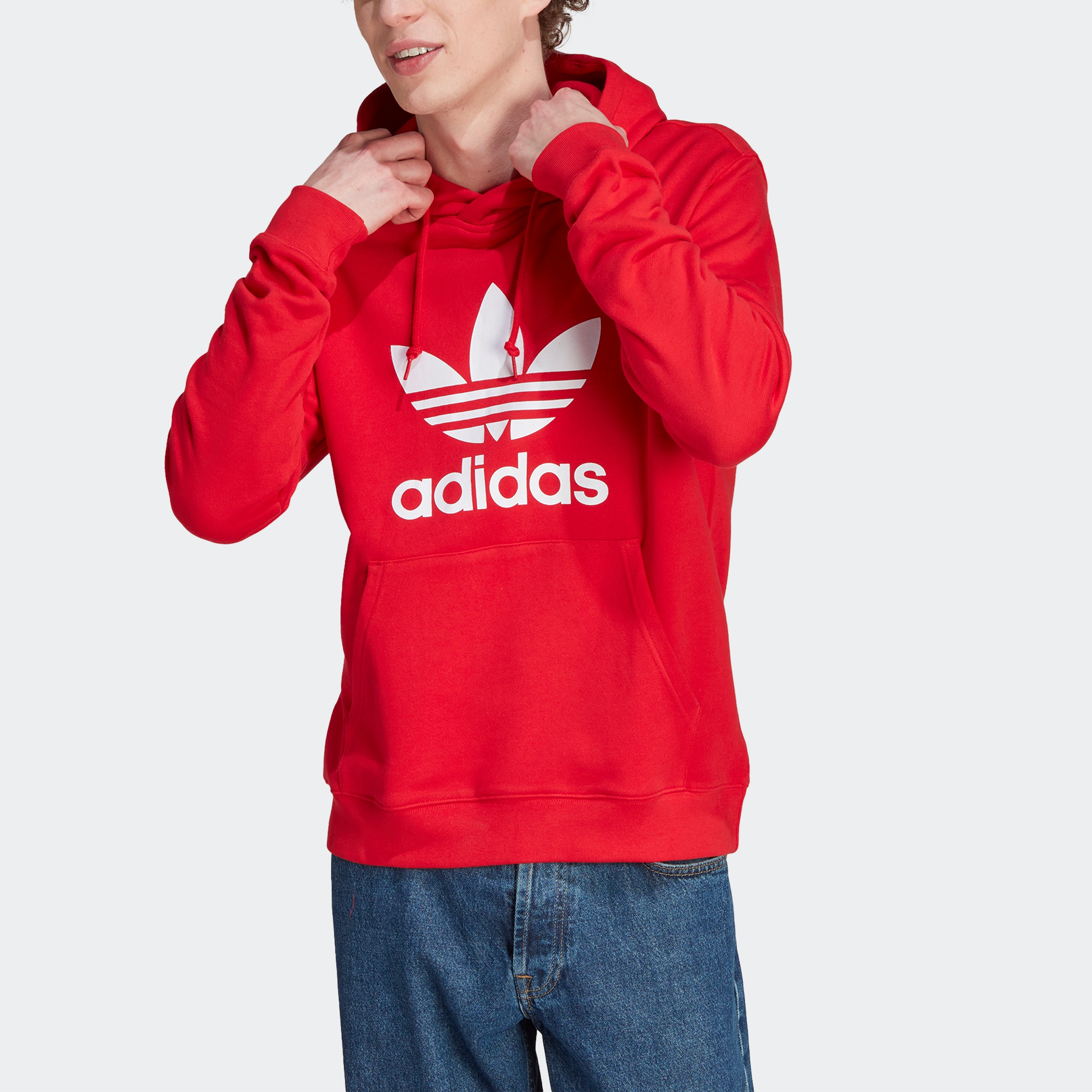 adidas Originals Kapuzensweatshirt »TREFOIL HOODY«, Hoodie, Kapuzenpullover mit großem Logoprint