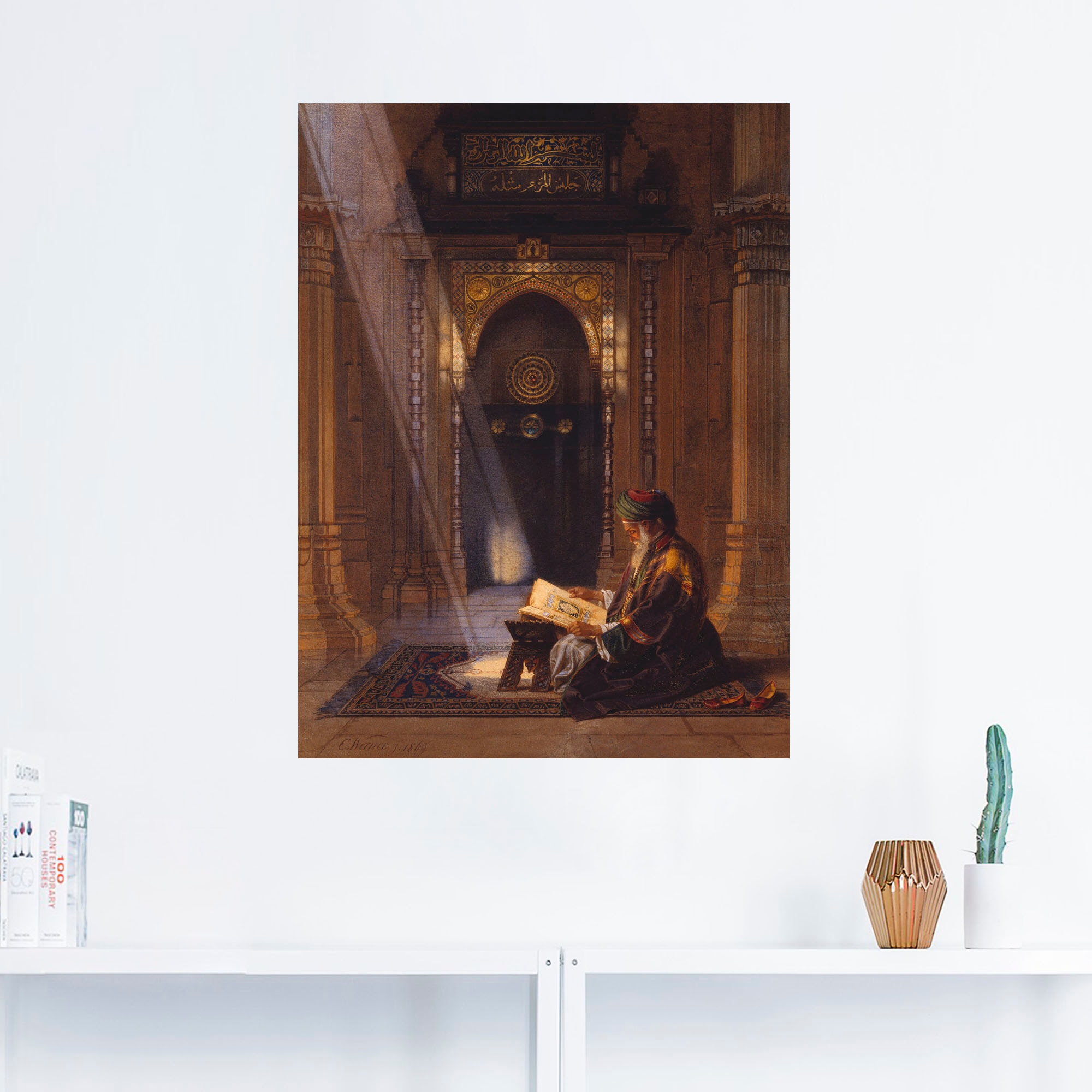 Artland Wandbild »In der Moschee.«, Religion, (1 St.), als Leinwandbild, Poster, Wandaufkleber in verschied. Größen