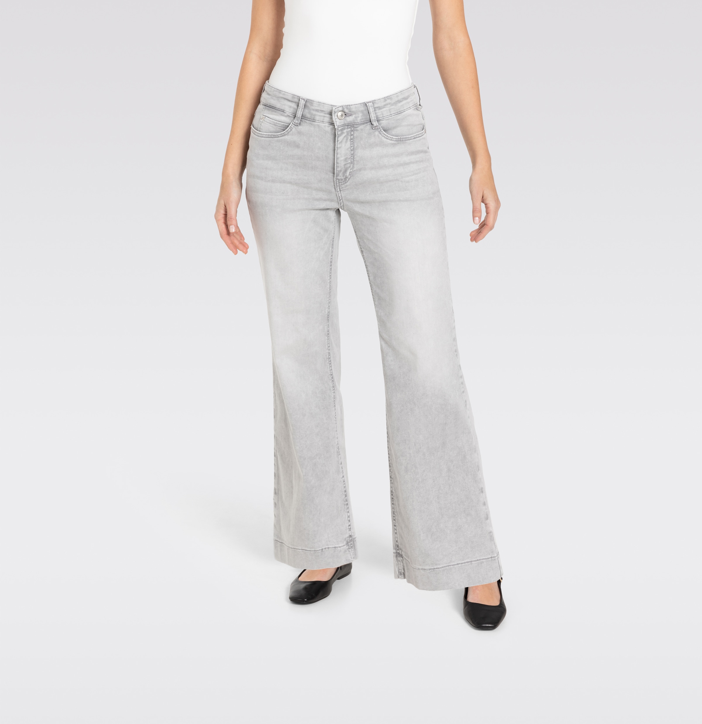 MAC Weite Jeans »DREAM WIDE« mit weitem Bein-Stretch